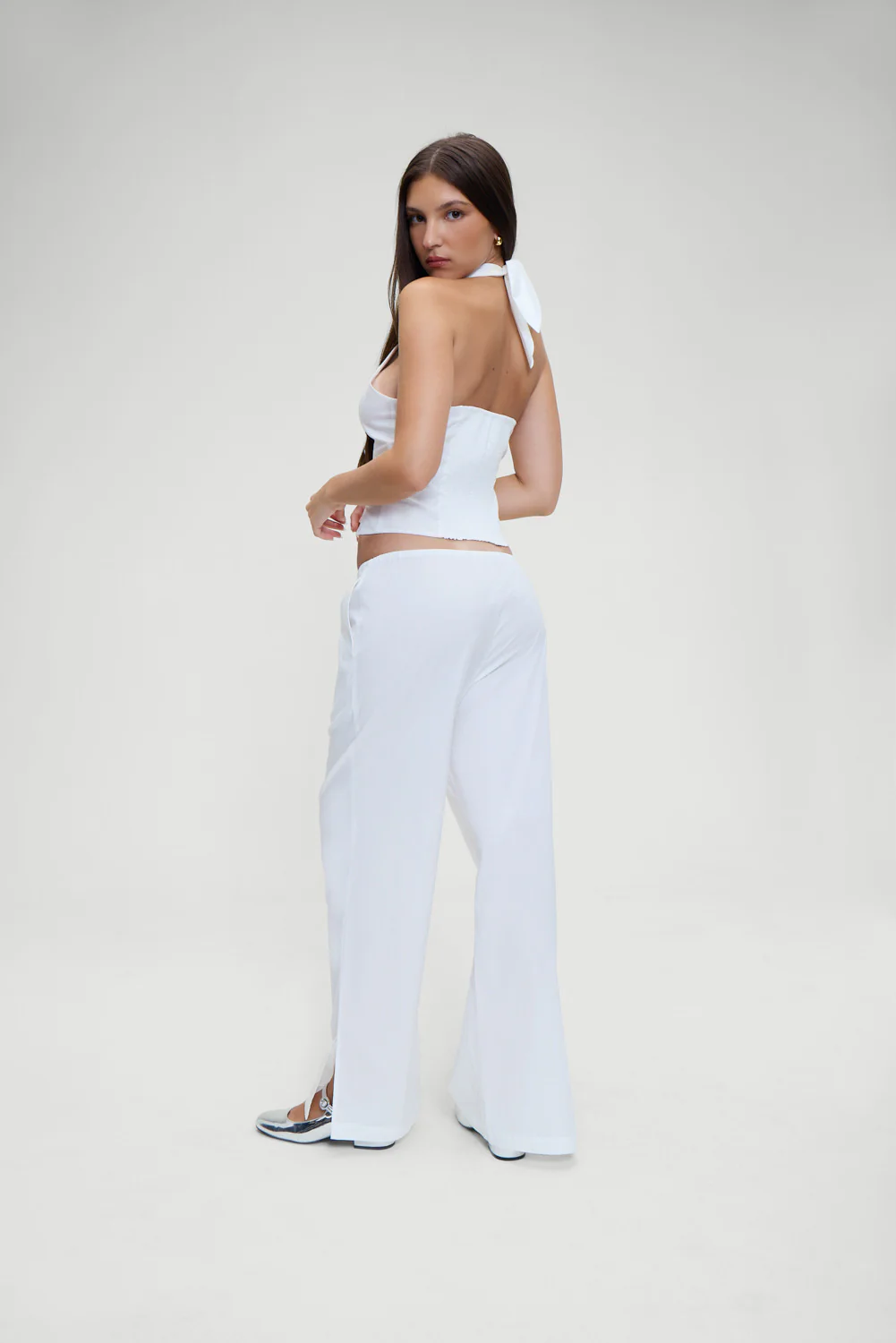 Cottage Halter  Top - White - Image 2