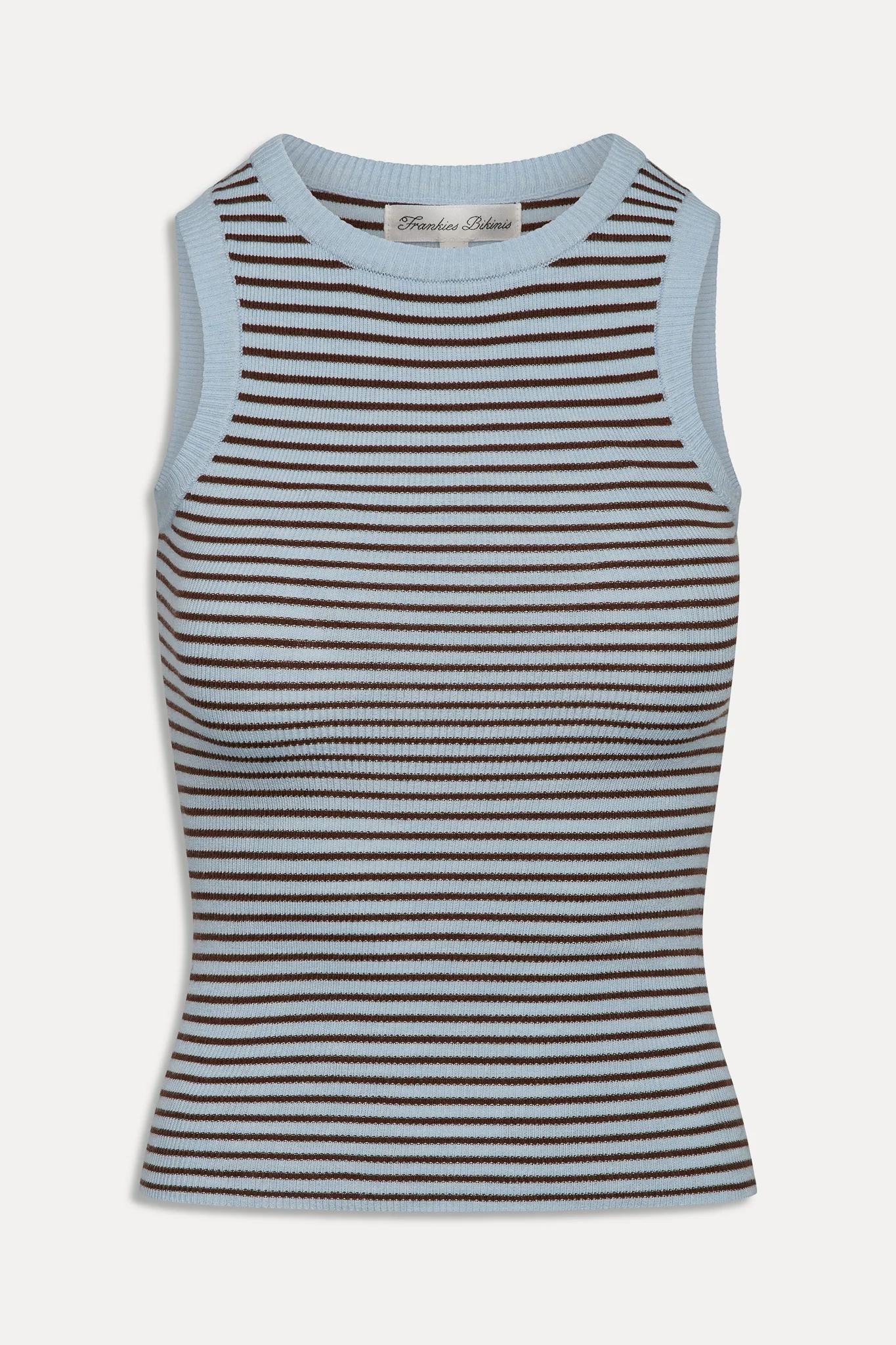 Cuddle Knit Tank Top - Montauk Stripe - Image 3