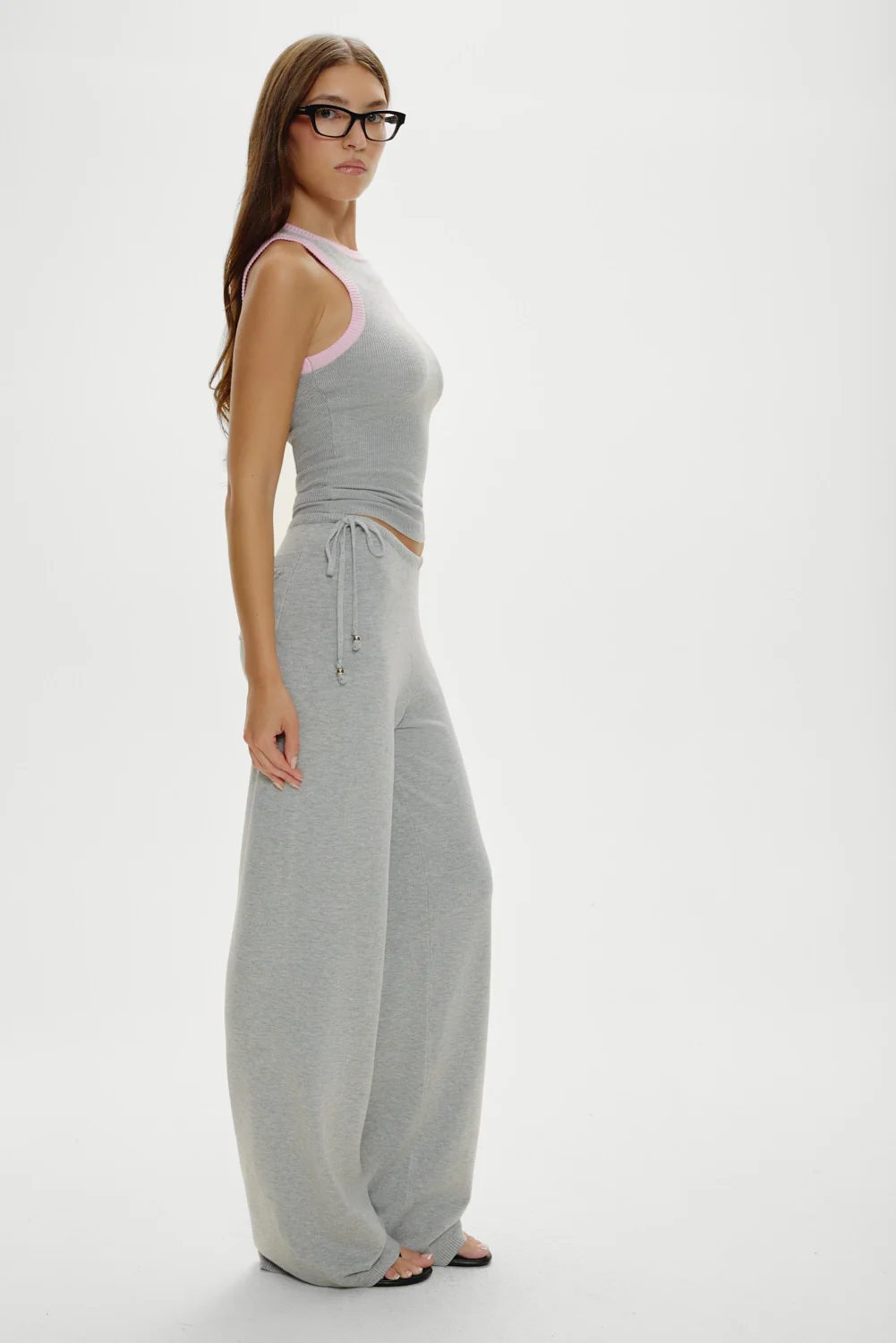 Cuddle Ribbed Tank Top - Mochi - Image 2