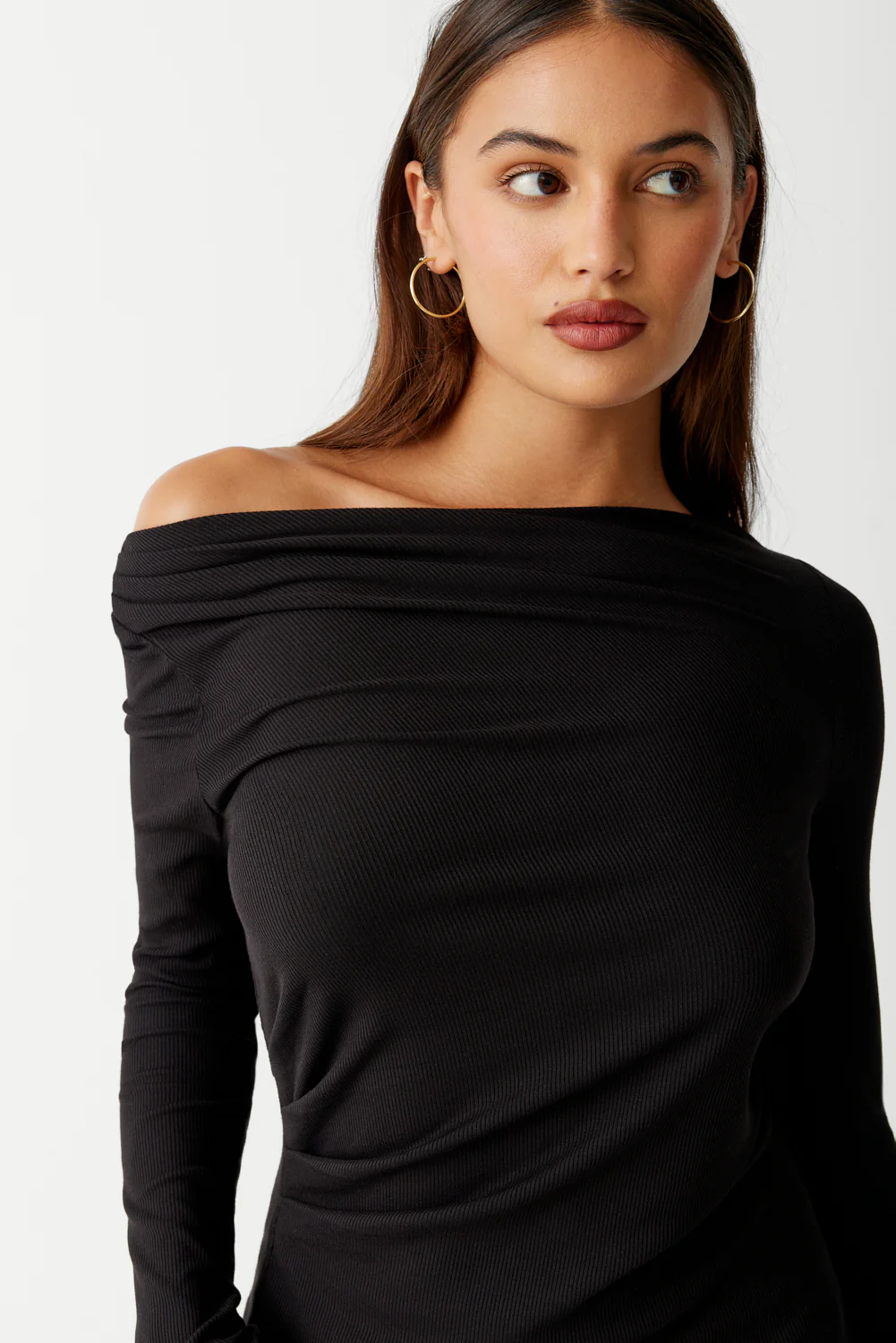 Dahlia Long Sleeve Shirt - Black - Image 5