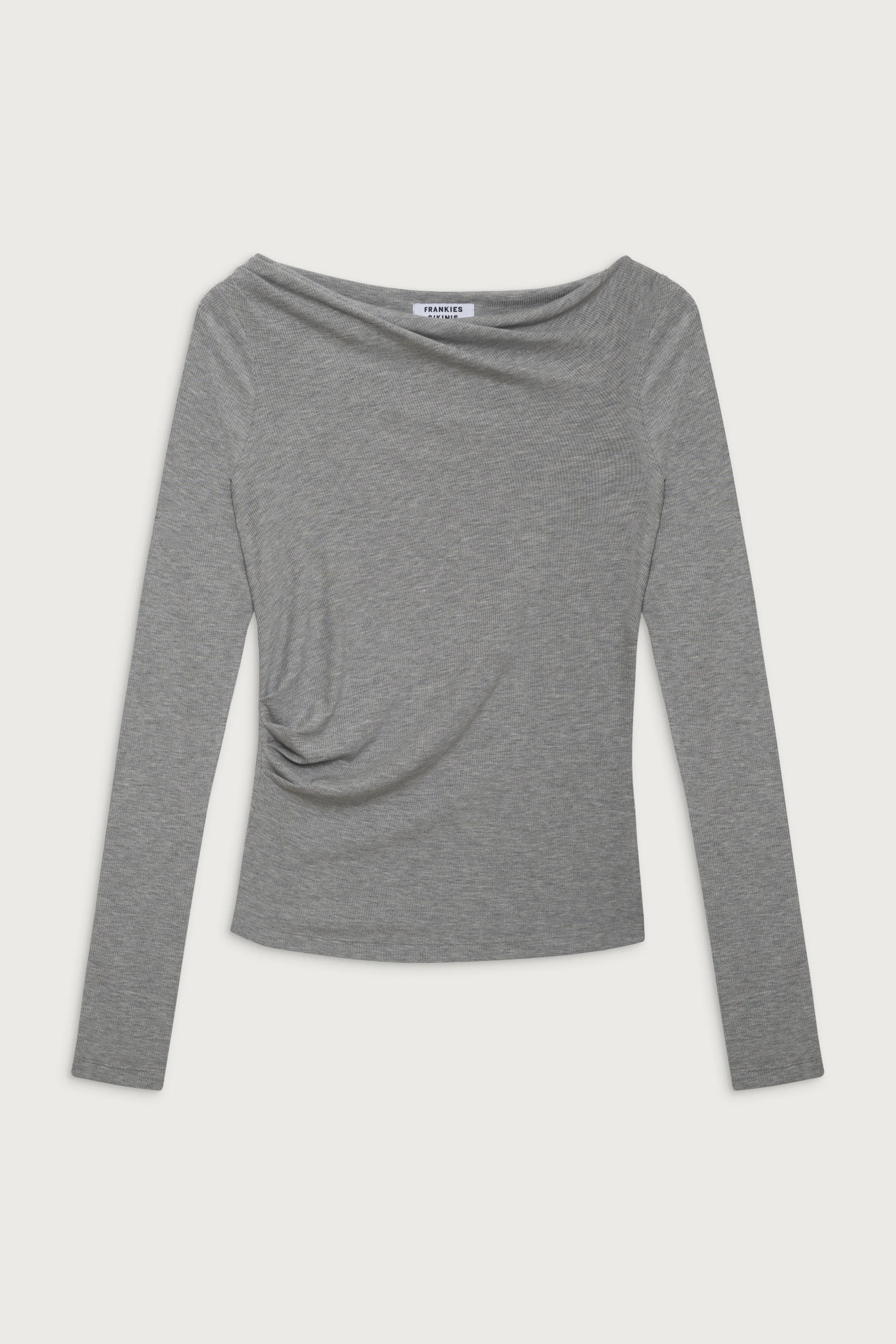 Dahlia Long Sleeve Shirt - Heather Grey - Image 3
