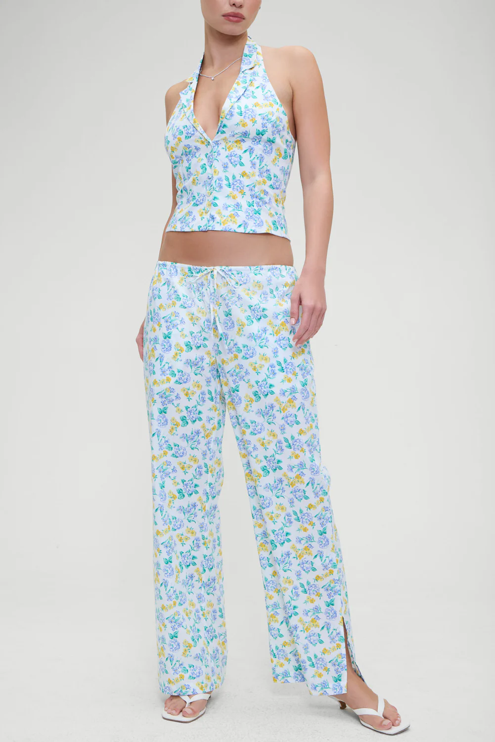 Daisy Low Rise Pant - Coastal Floral - Image 4