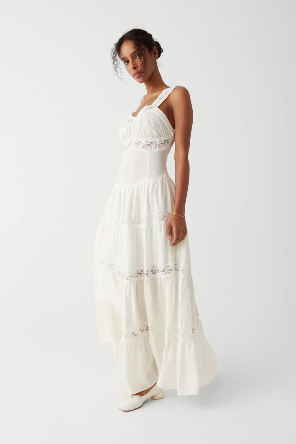 Dakota Maxi Dress - White - Image 5