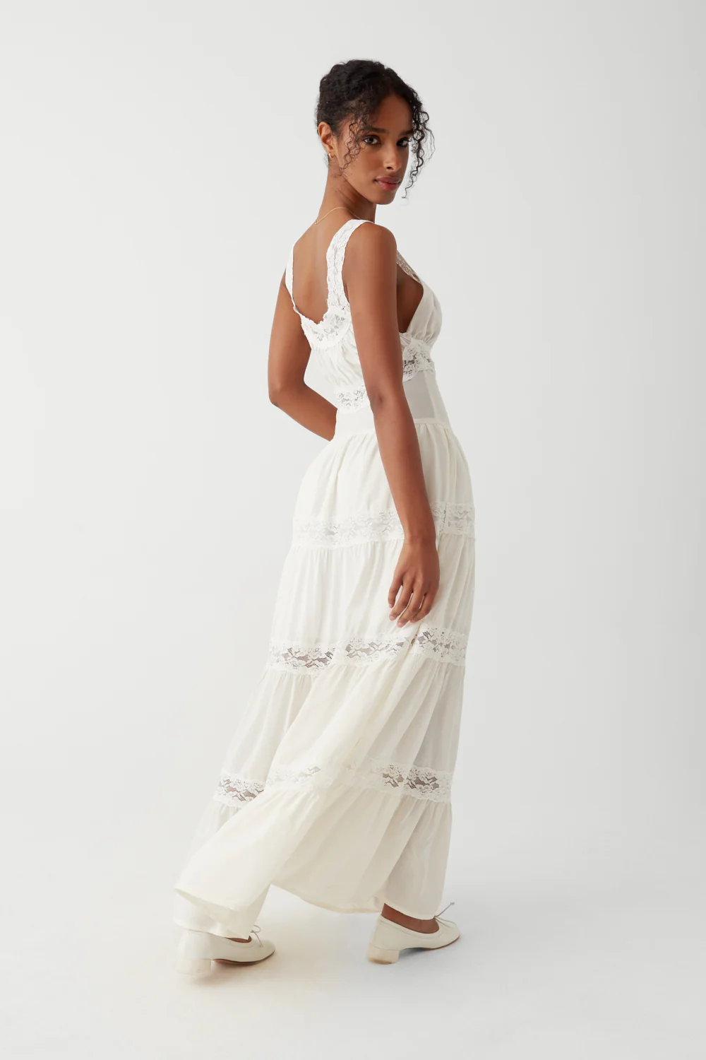 Dakota Maxi Dress - White - Image 6