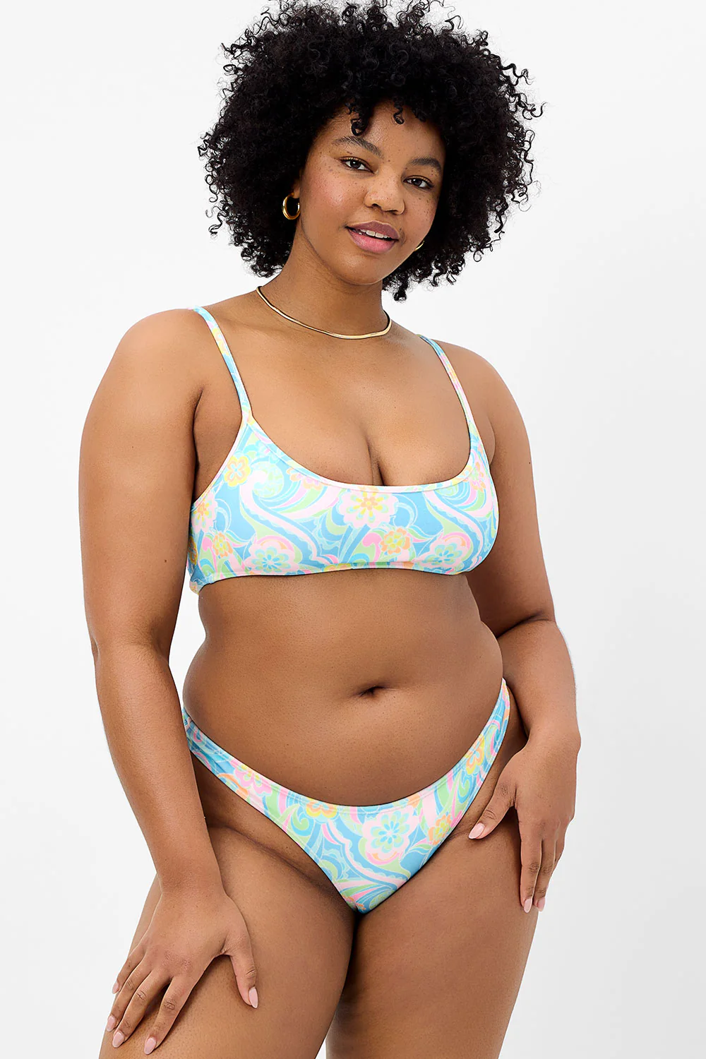 Dallas Terry Bralette Bikini Top - Sunshower - Image 2