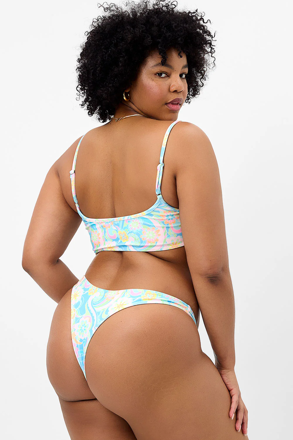 Dallas Terry Bralette Bikini Top - Sunshower - Image 3