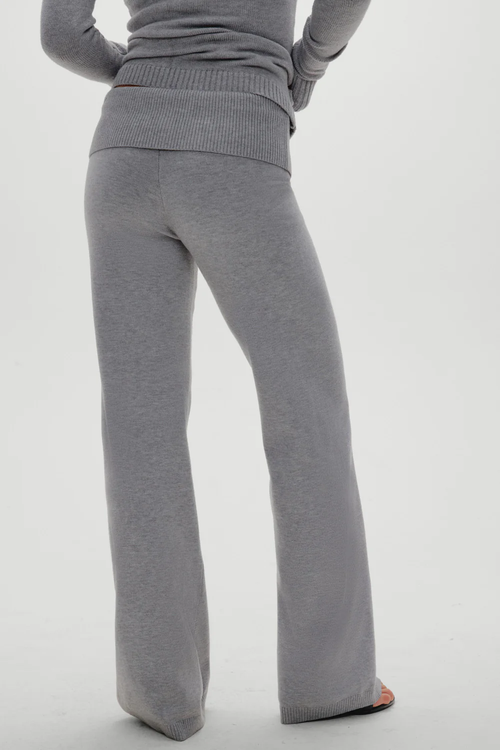 Dawson Knit Fold Over Pants - Cloud Cover - Image 5