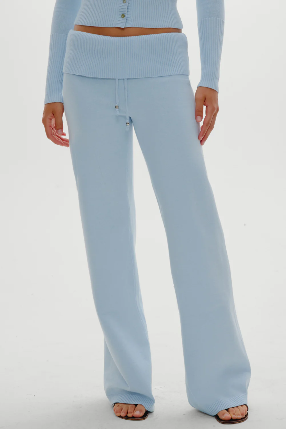 Dawson Knit Fold Over Pants - Daydream - Image 2