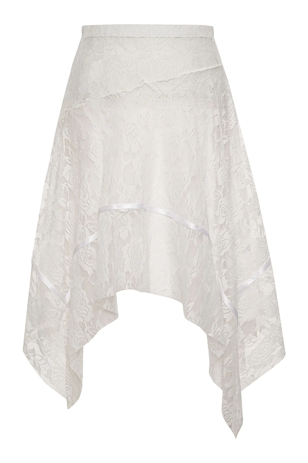 Day Lace Midi Skirt - White - Image 6