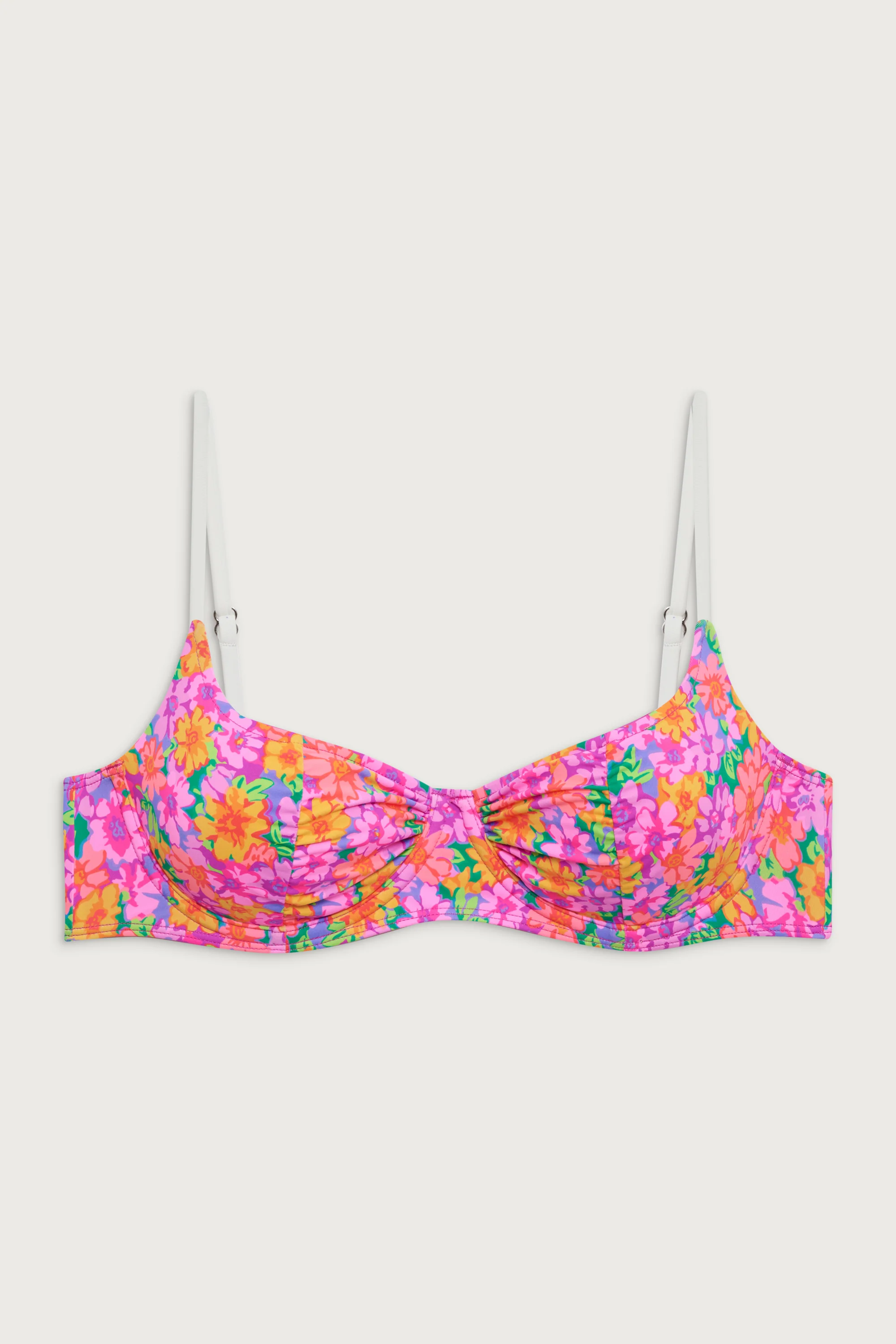Dean Underwire Balconette Bikini Top - Daisy Pond - Image 3