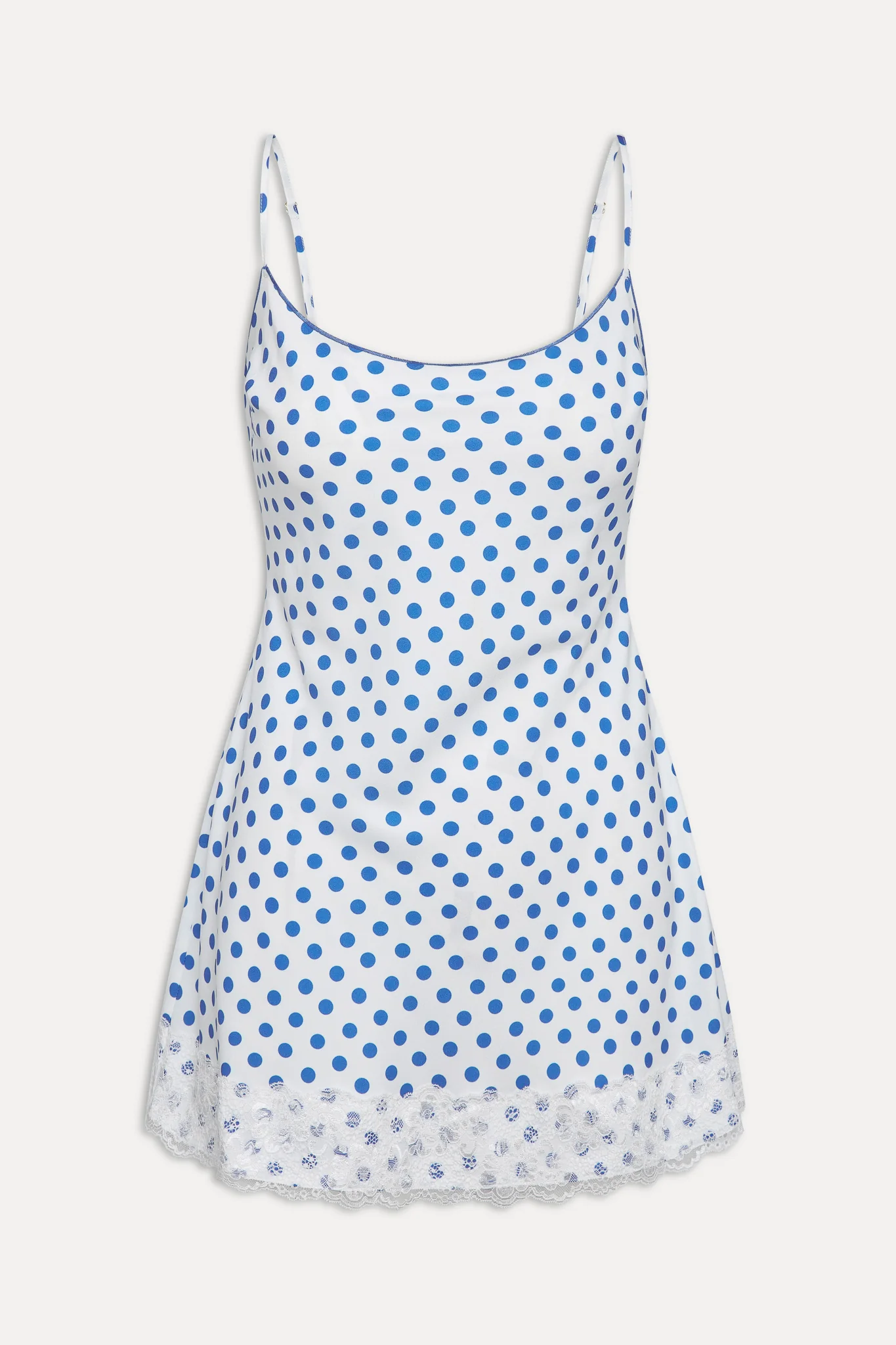 Delaney Polka Dot Mini Dress - Delicate Dot - Image 3