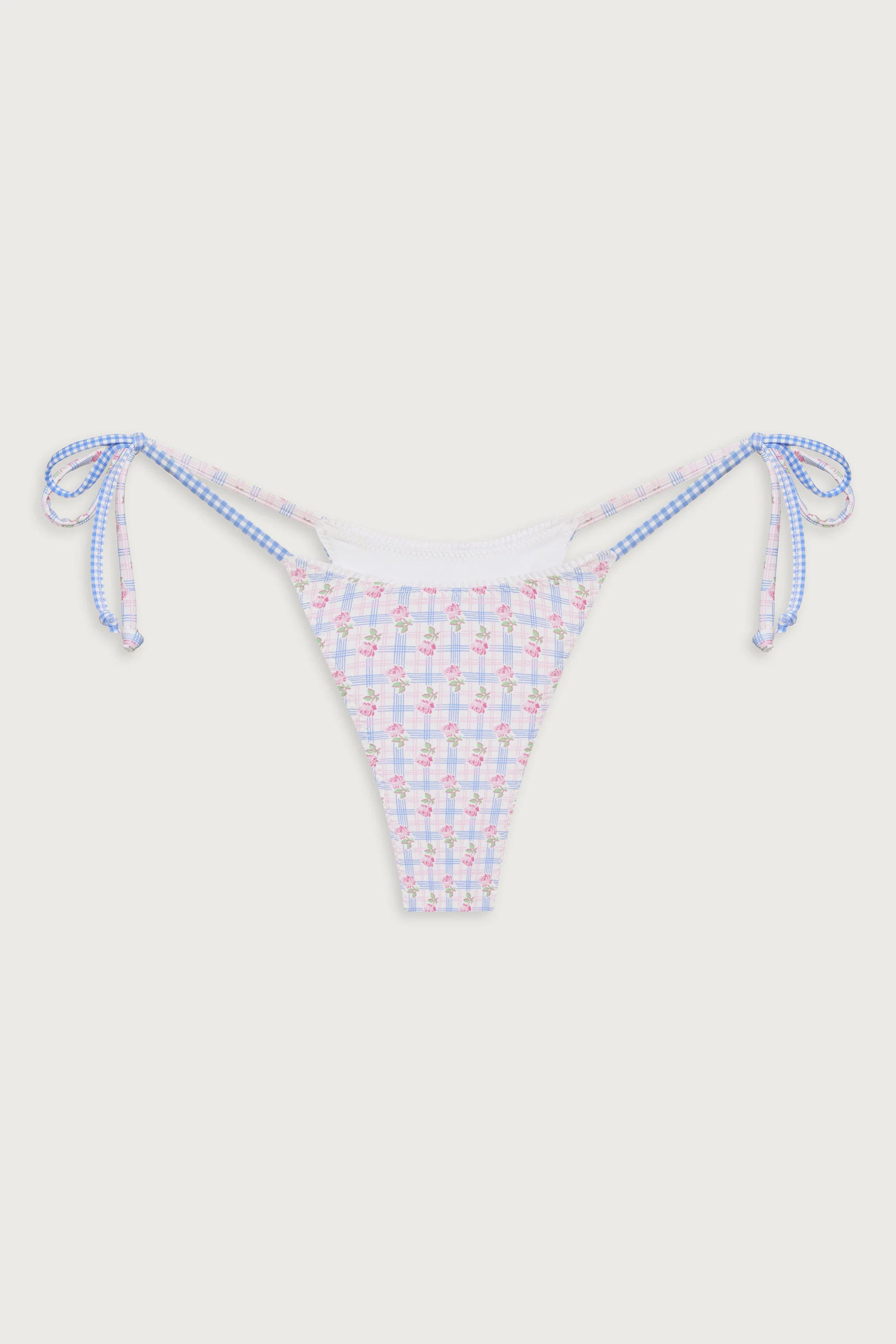 Divine Skimpy Floral Bikini Bottom - Rose Picnic Ruffle - Image 3