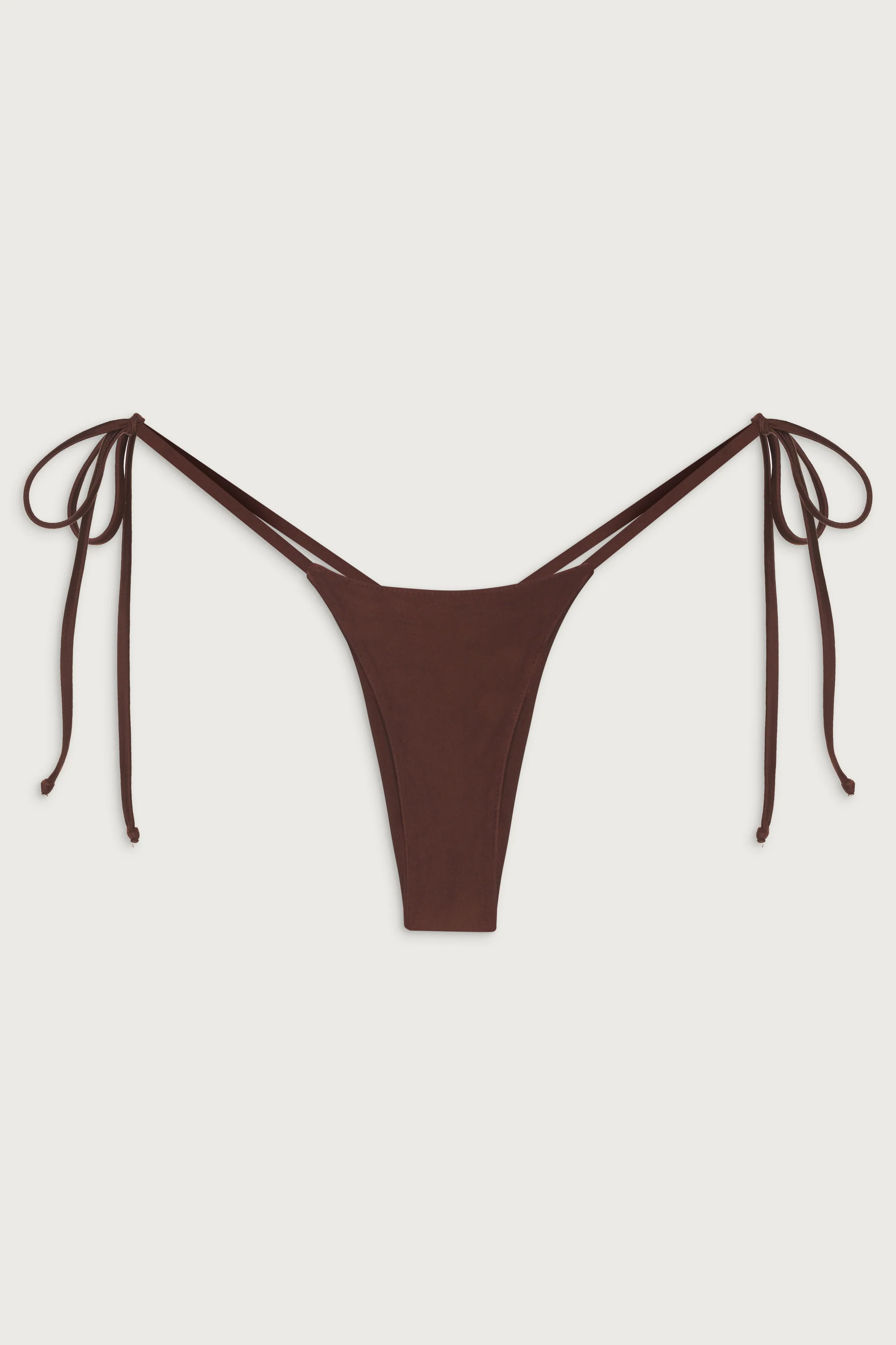Divine Tie Side Skimpy Bikini Bottom - Cinnamon - Image 2