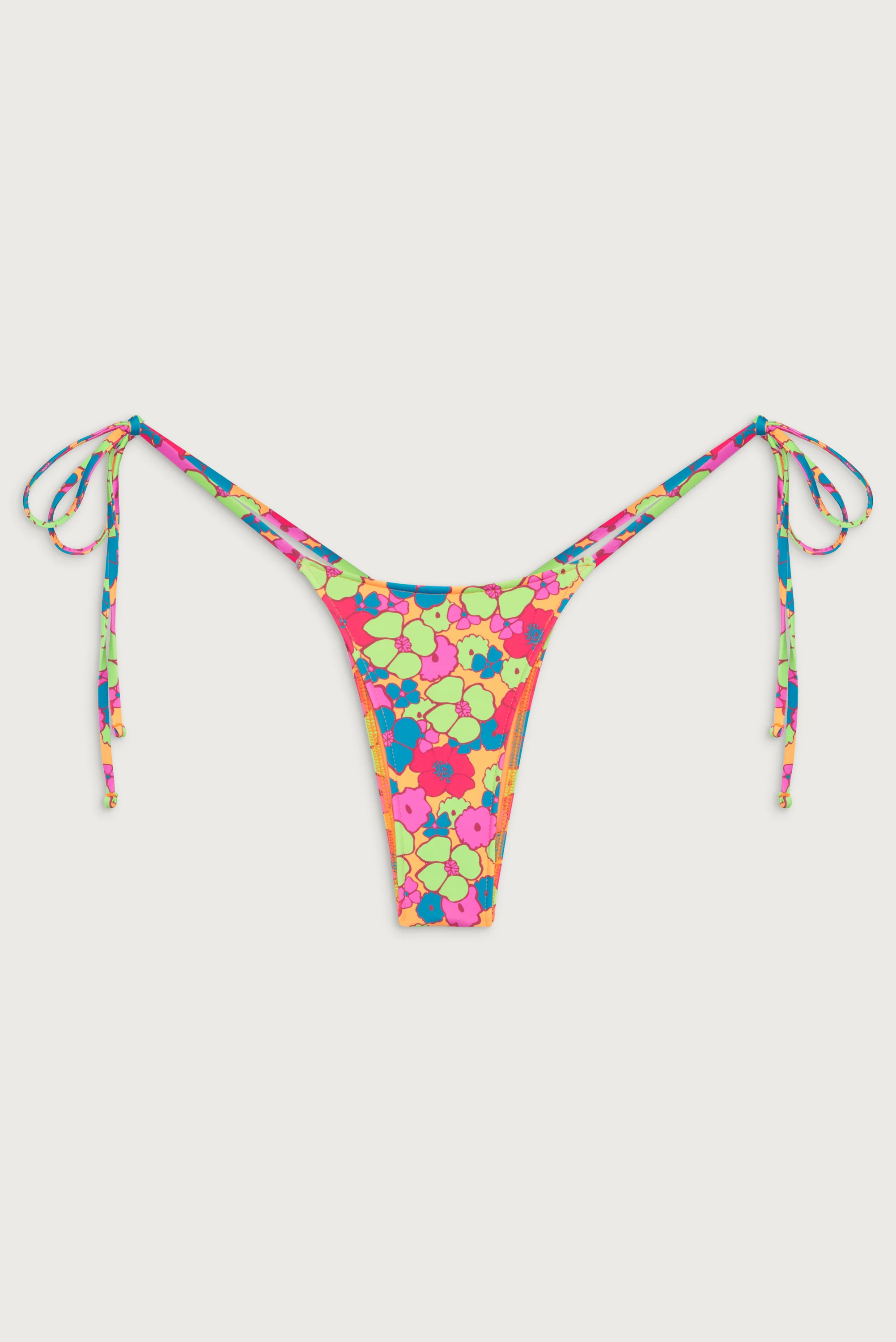 Divine Tie Side Skimpy Bikini Bottom - Groovy - Image 2