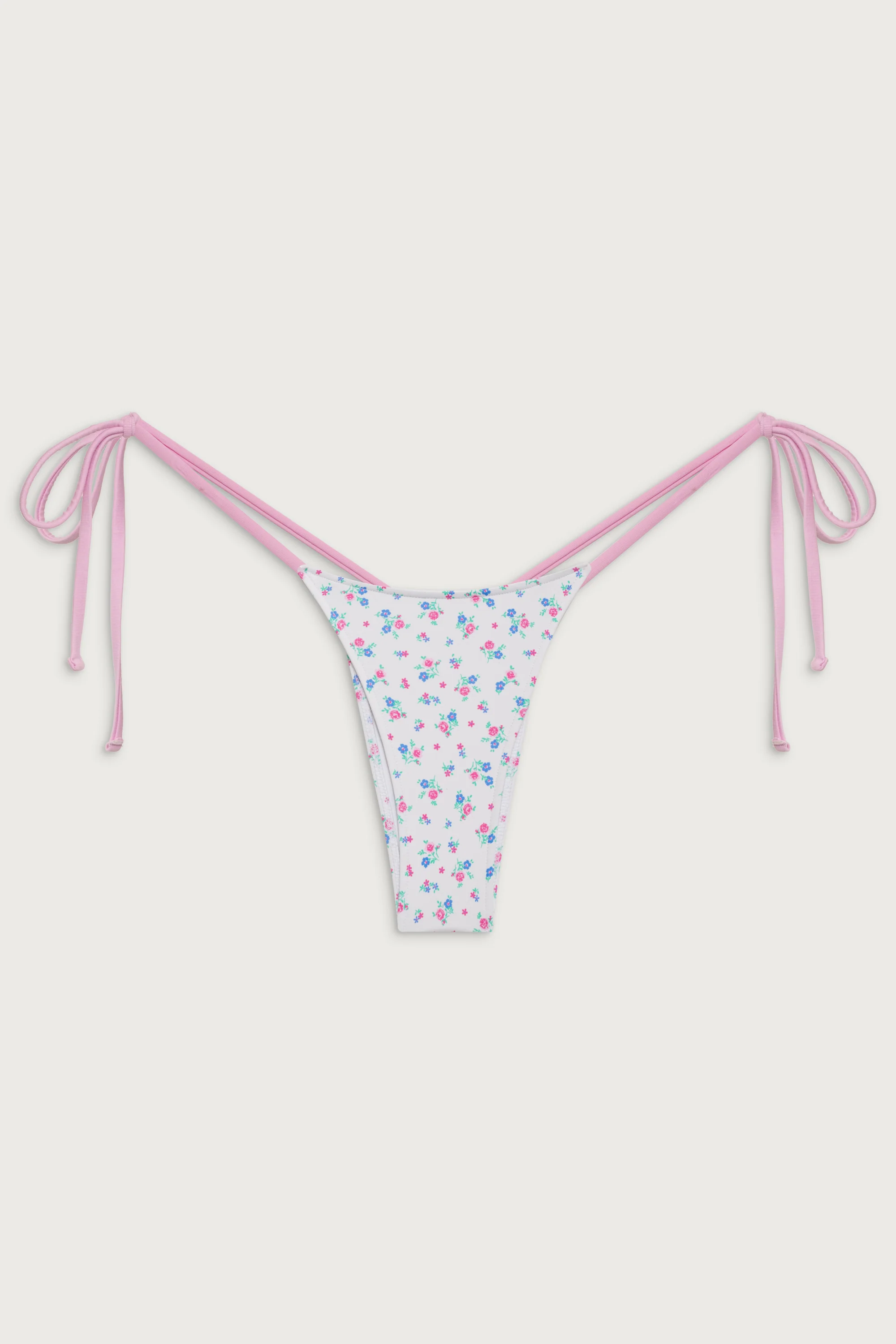 Divine Tie Side Skimpy Bikini Bottom - Sweet Meadow - Image 2