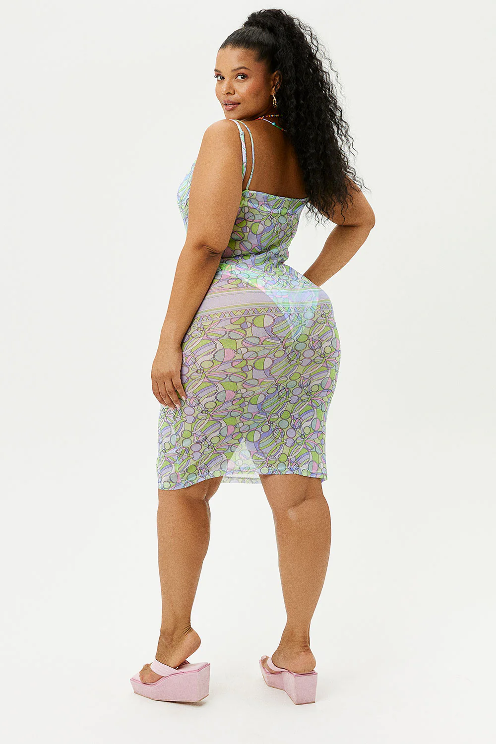 Dixie Mesh Dress - Vortex - Image 3