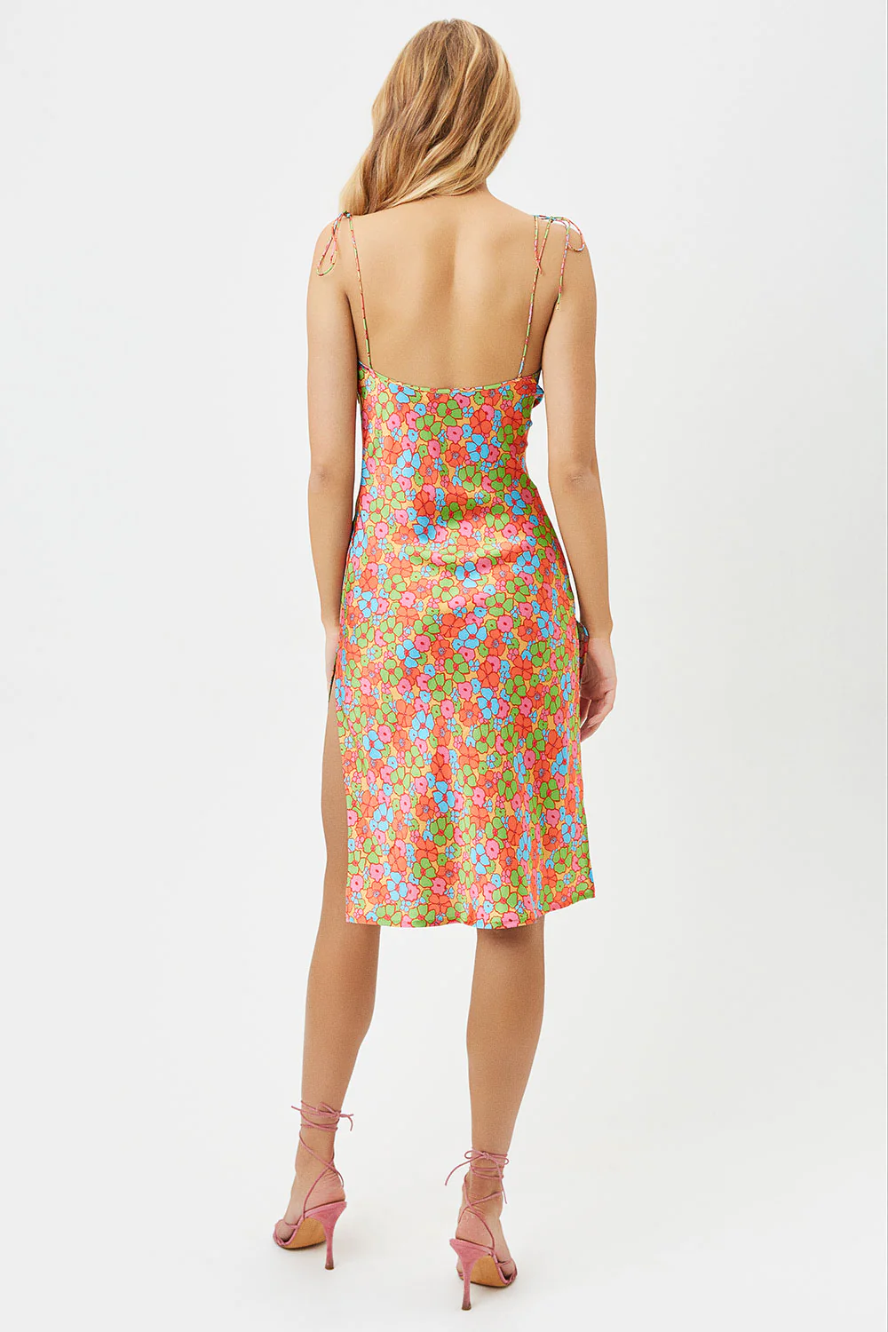 Doll Face Silk Dress - Groovy - Image 2