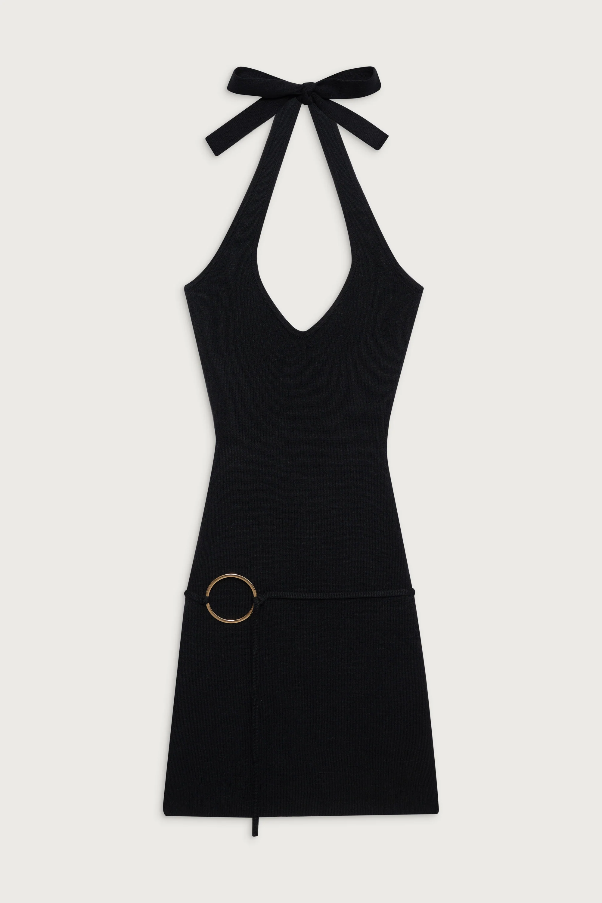 Dolly Knit Mini Dress - Black - Image 3
