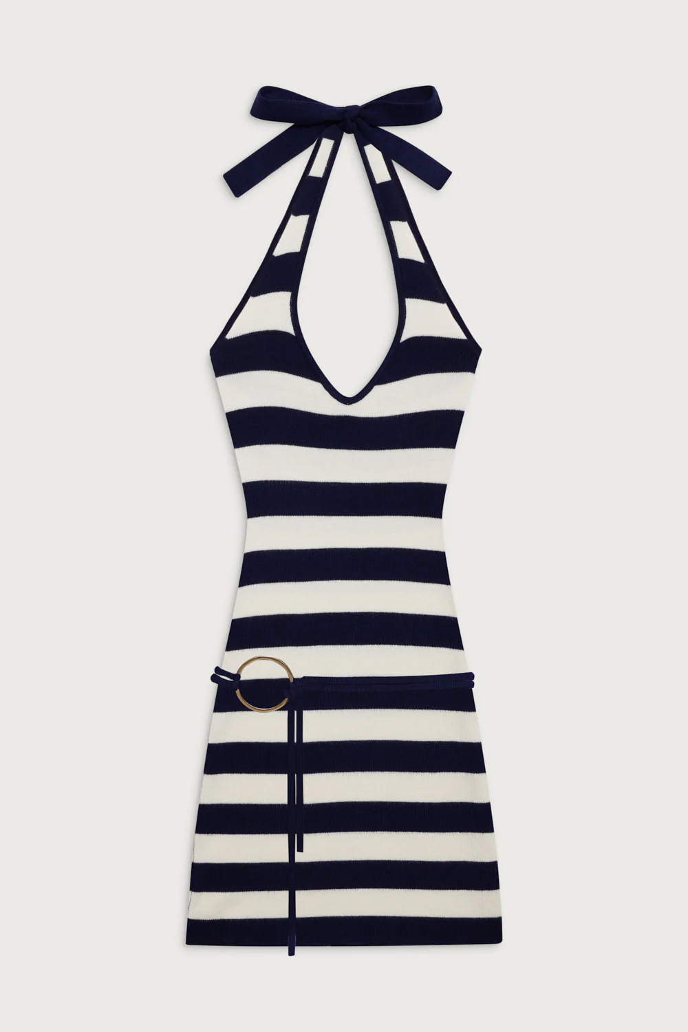 Dolly Knit Mini Dress - Sea Stripe - Image 3