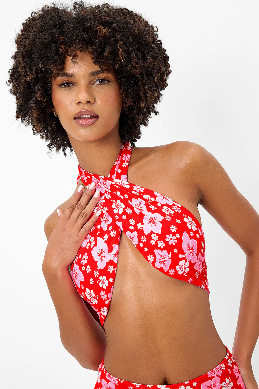 Dorothy Floral Halter Dress - Coconut Girl - Image 3