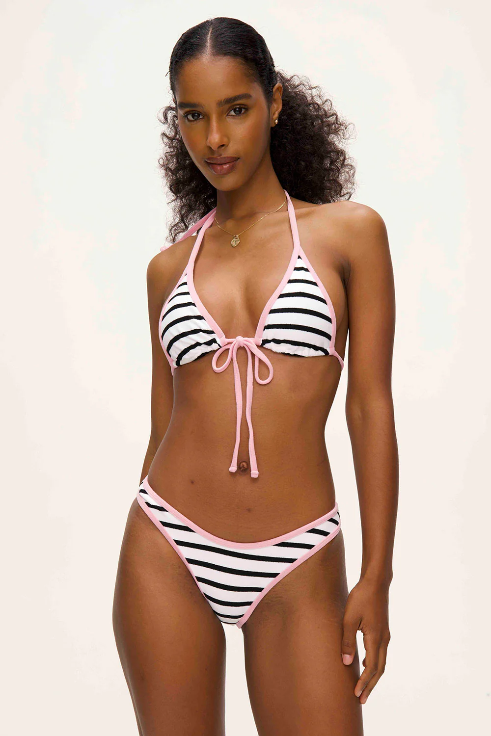 Dove Bikini Bottom - Vintage Stripe - Image 2