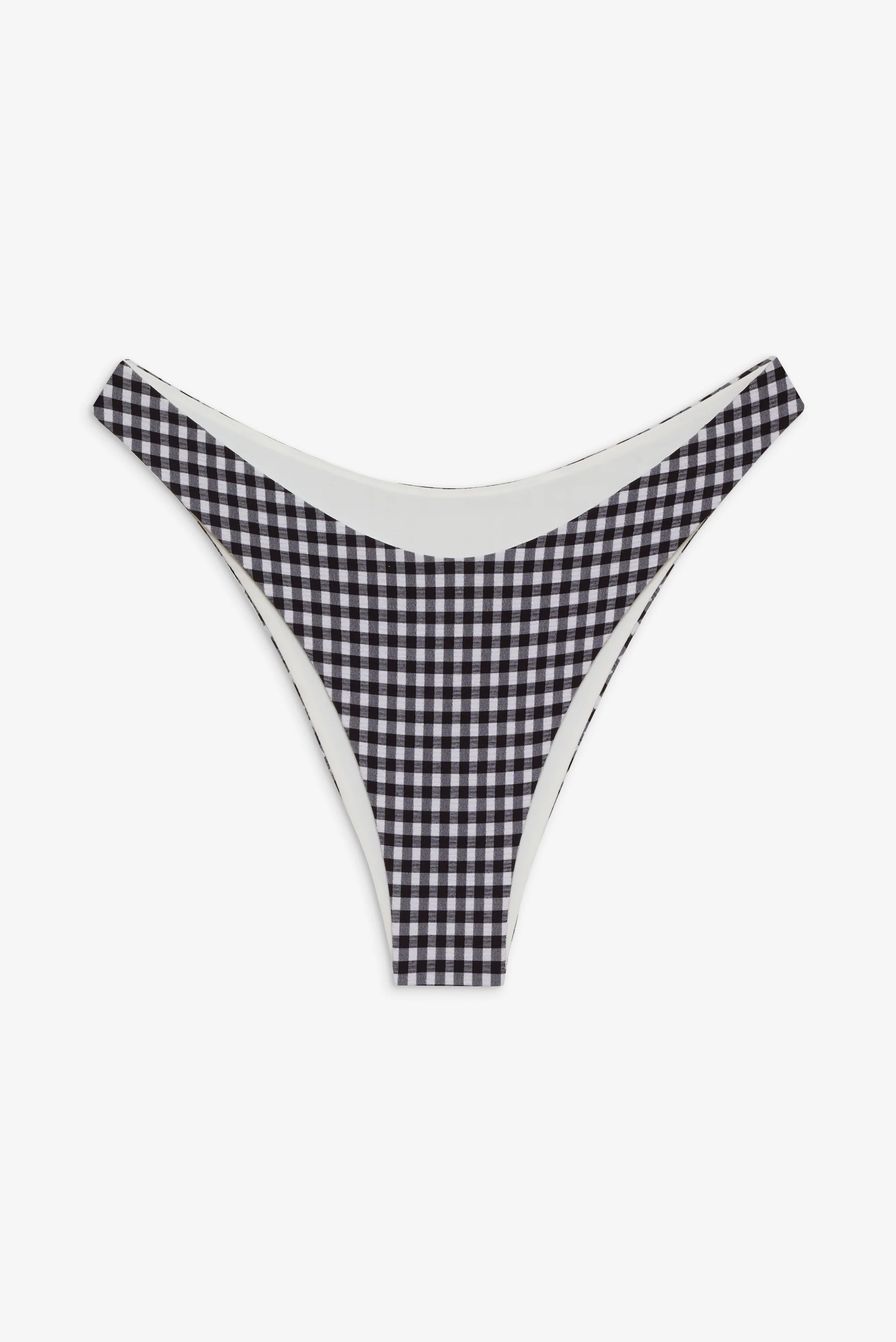 Dove Gingham Bikini Bottom - Blackberry Gingham - Image 4