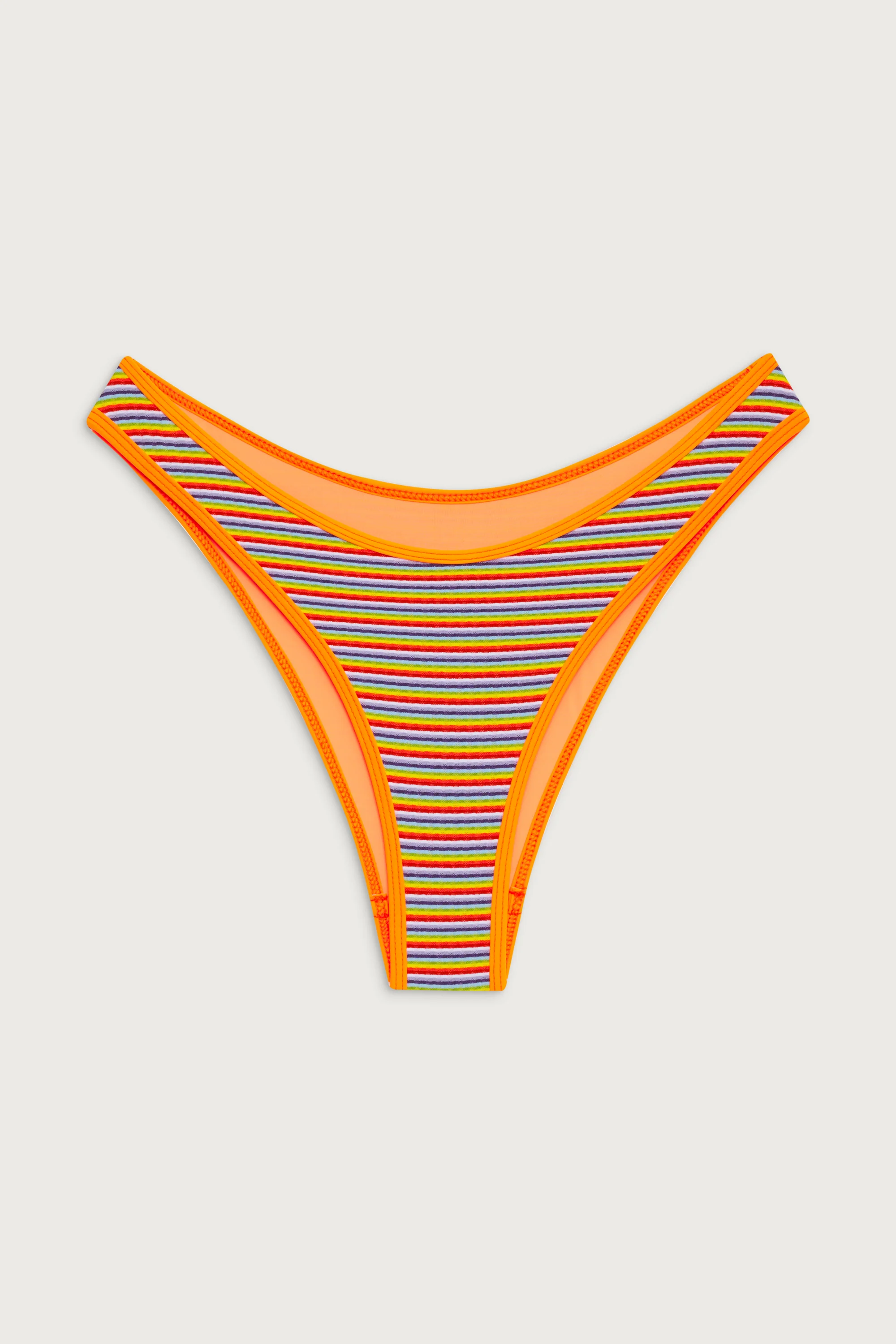 Dove Striped Classic Bikini Bottom - Hawaiian Sky - Image 3