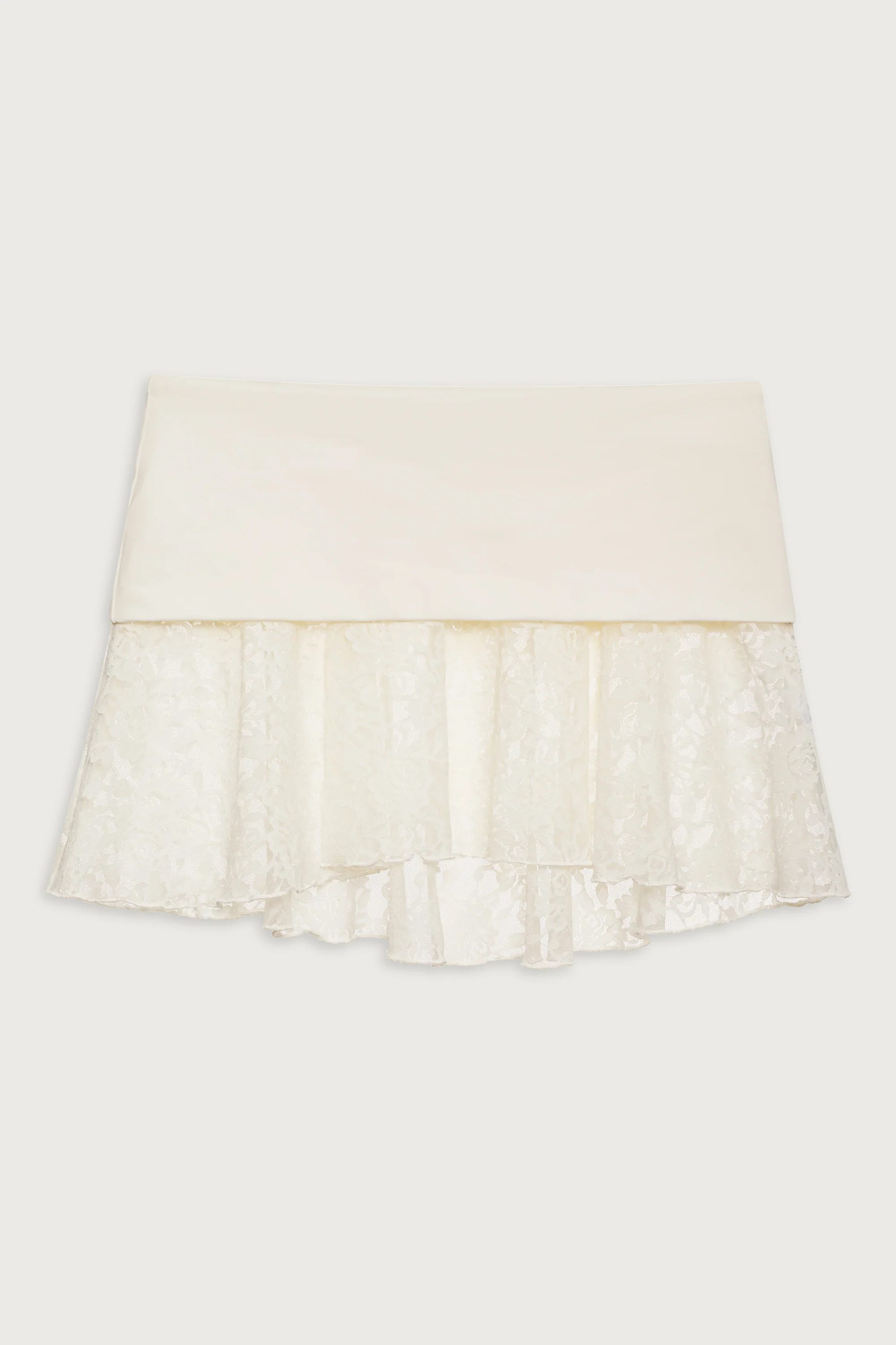 Dream Lace Mini Skirt - Porcelain - Image 2