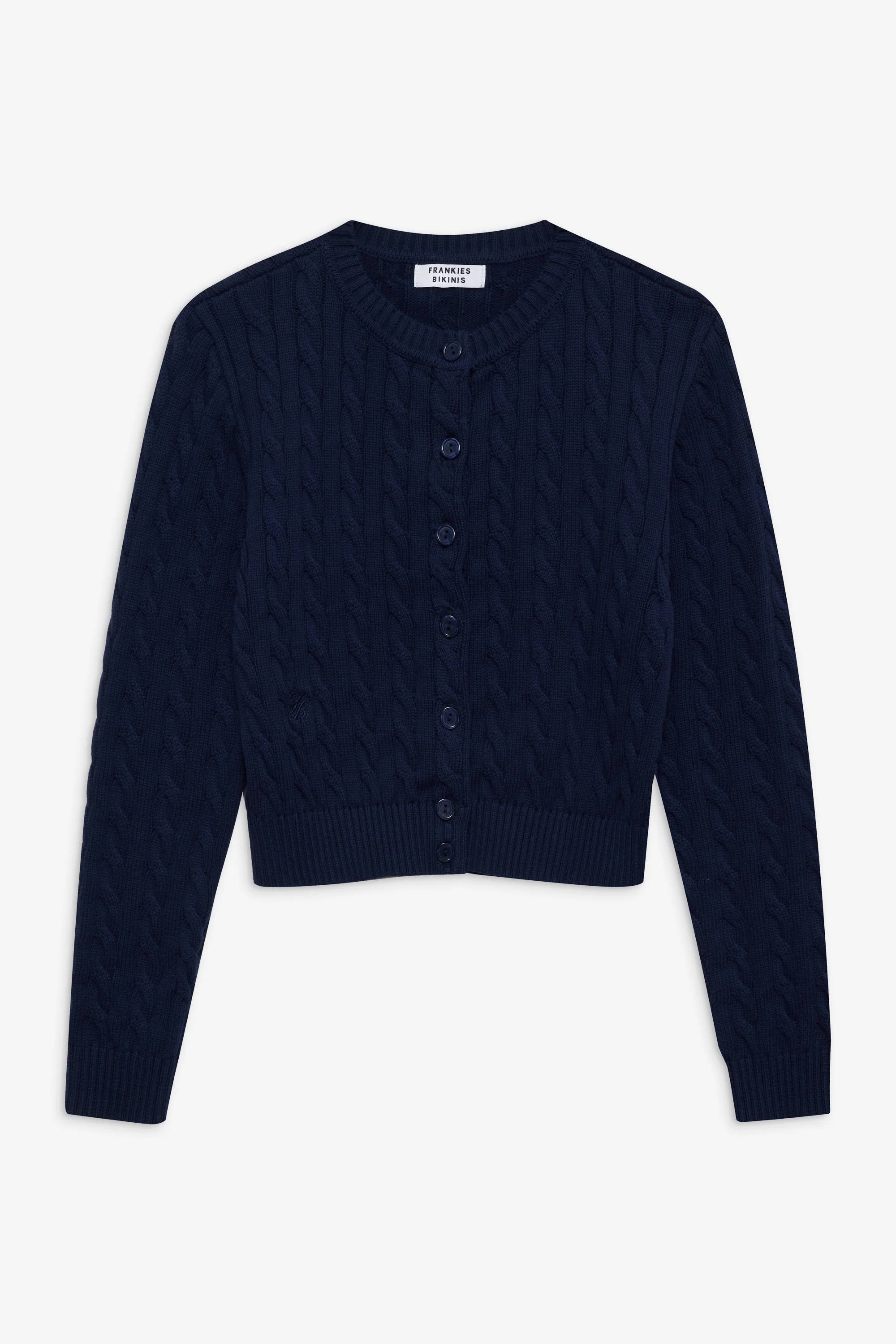 Dudley Cable Knit Cardigan - Starlight - Image 3