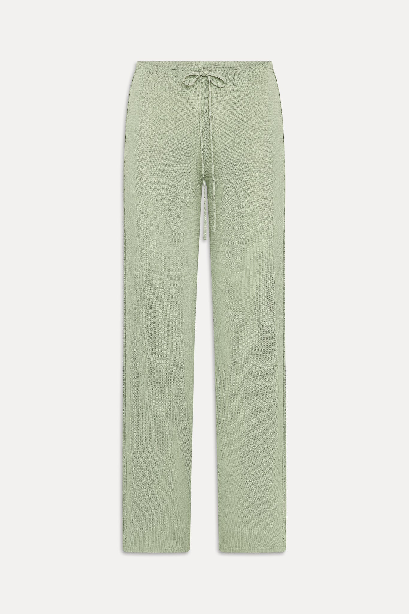 Ela Low Rise Knit Pants - Eucalyptus - Image 3