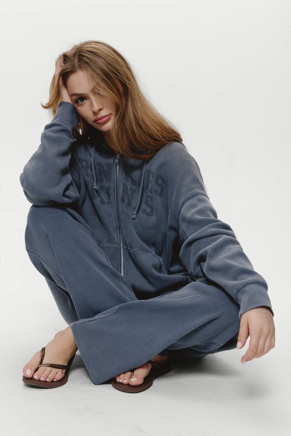 Emma Thermal Pant - Shadow Blue - Image 6