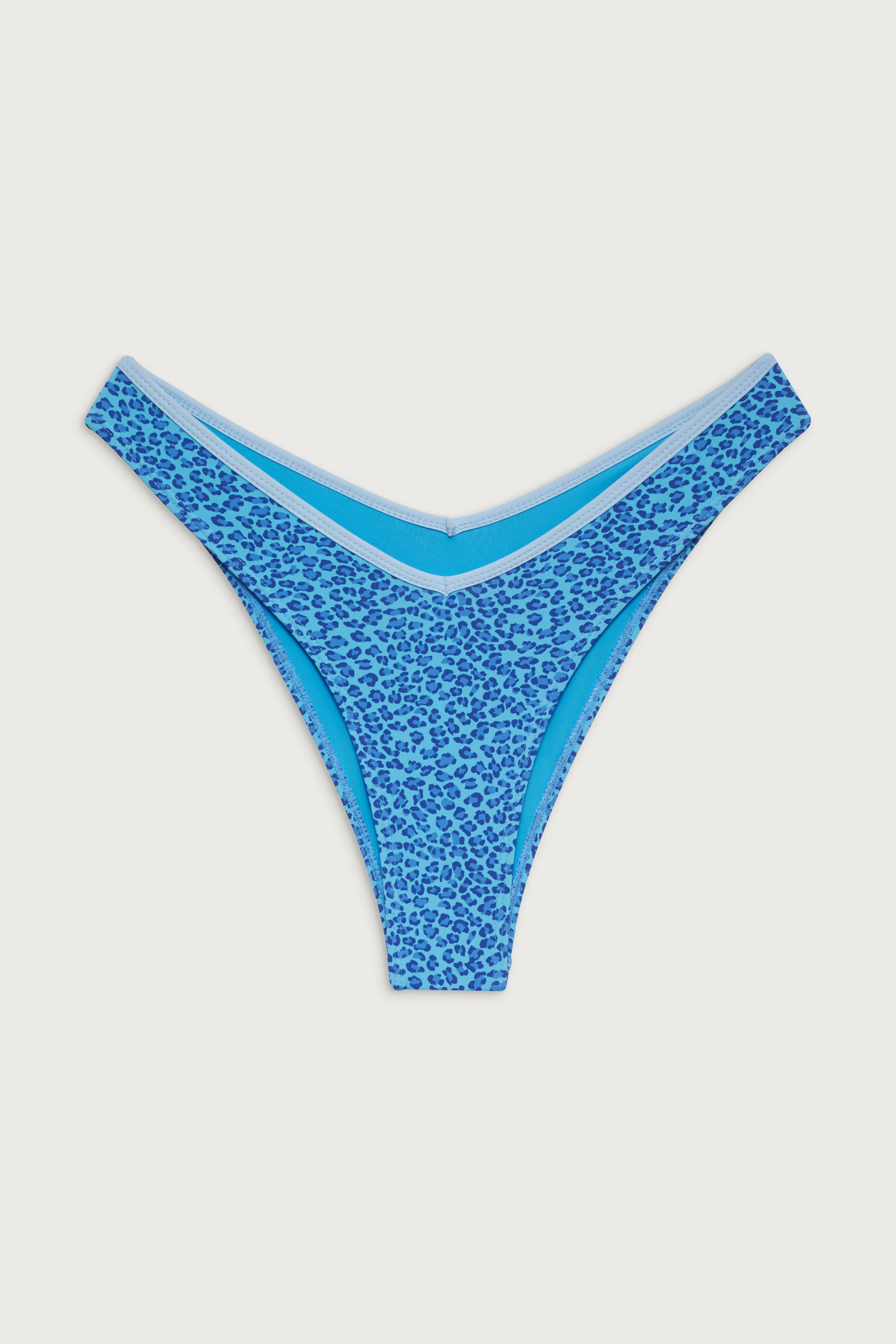 Enzo Cheeky Bikini Bottom - Cobalt Cheetah - Image 3