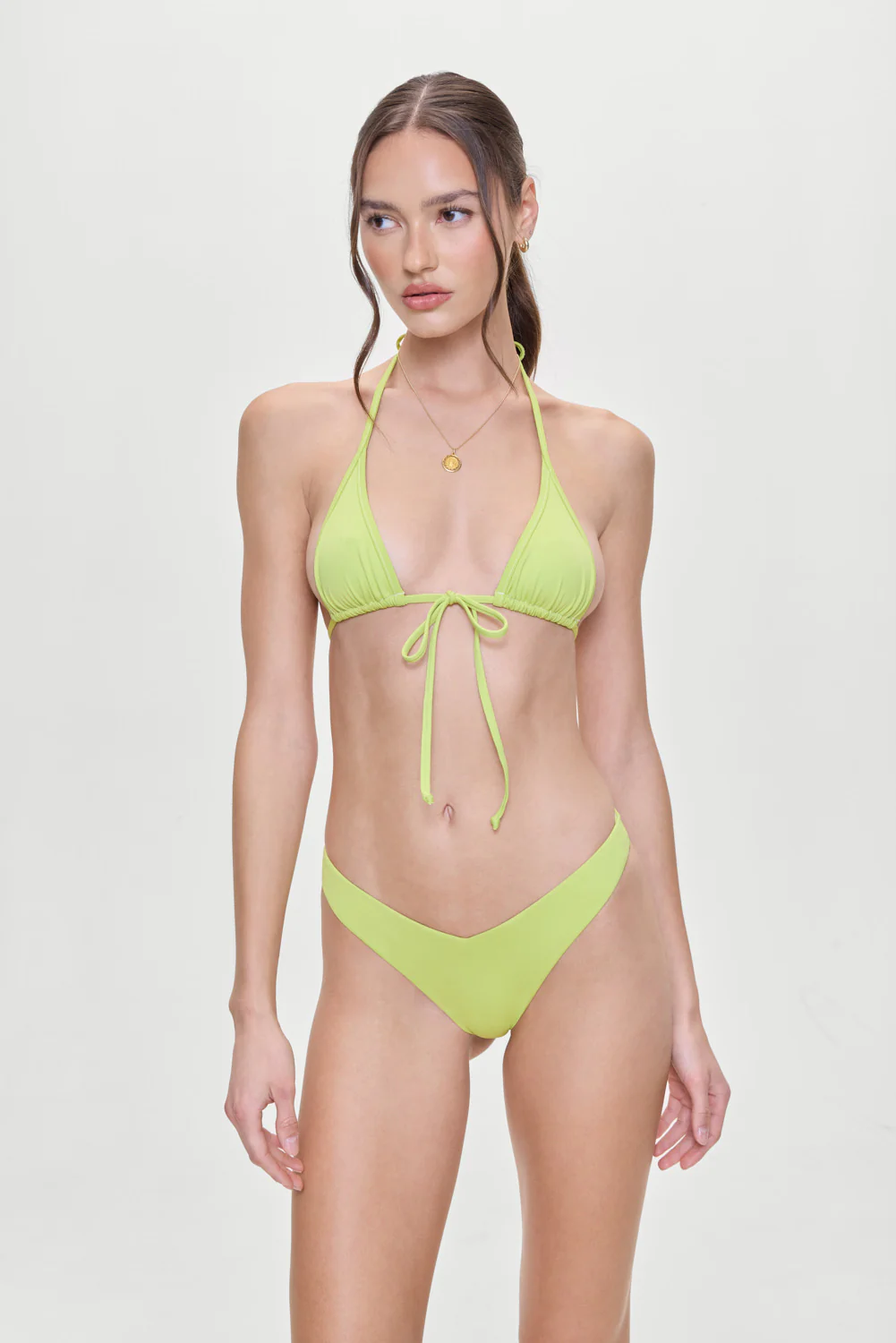 Enzo Cheeky Bikini Bottom - Lily Pad - Image 6