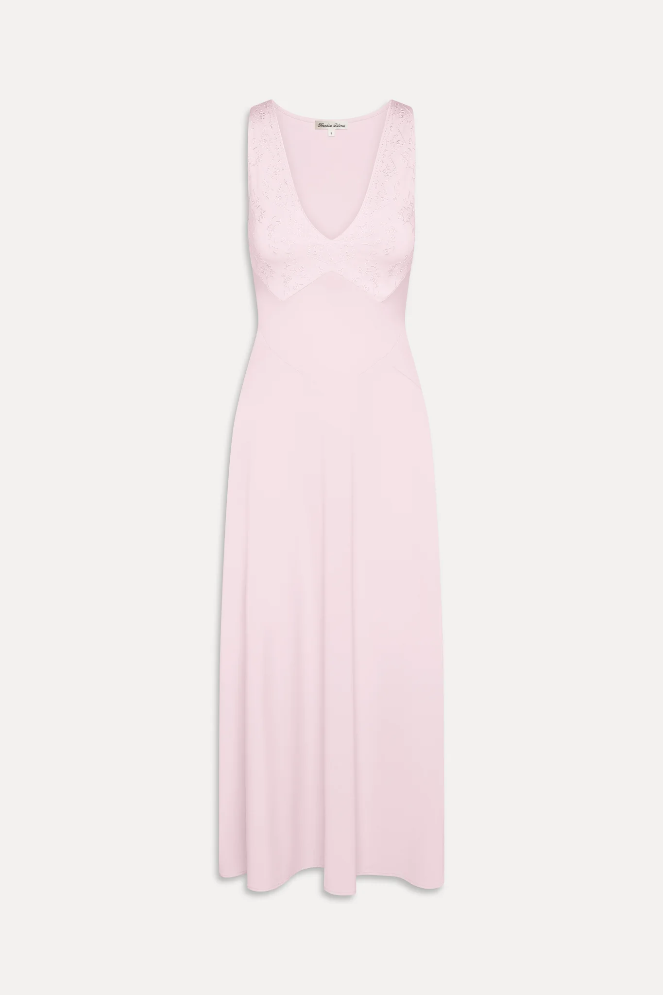 Eva Embroidered Maxi Dress - Ballerina - Image 3