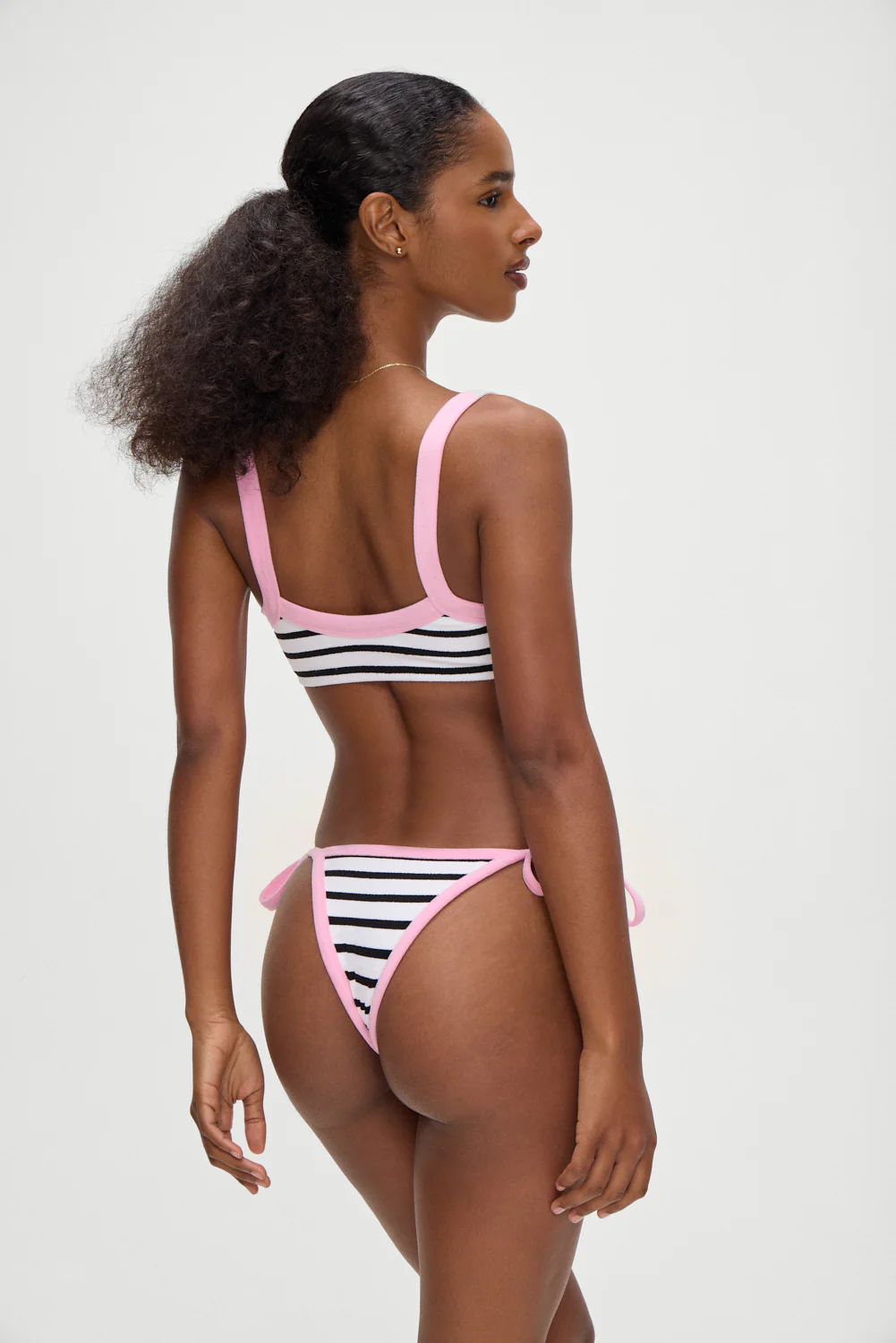 Flynn Bralette Bikini Top - Vintage Stripe - Image 4