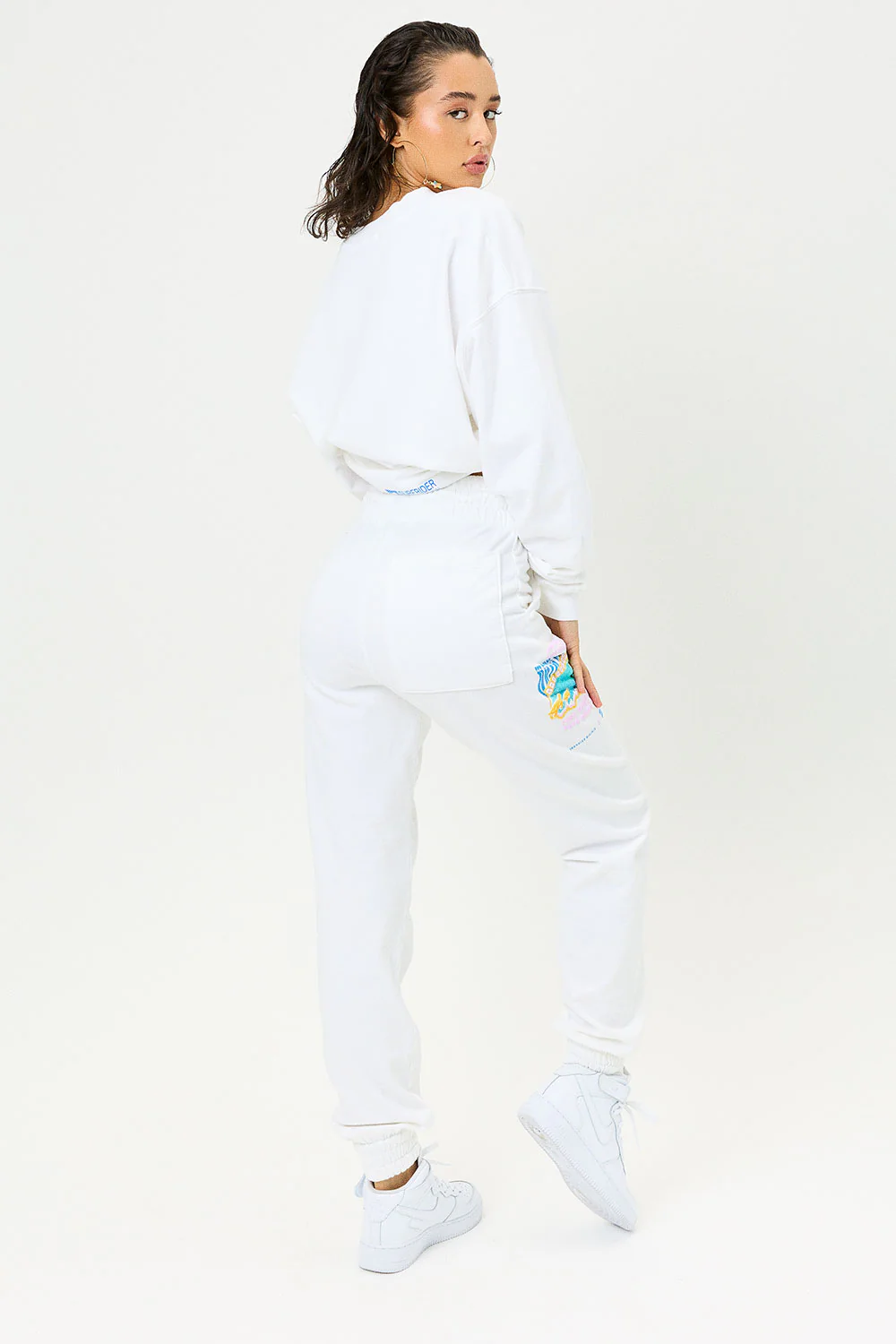 Frank Oversized Sweatpants - White Surfrider - Image 2