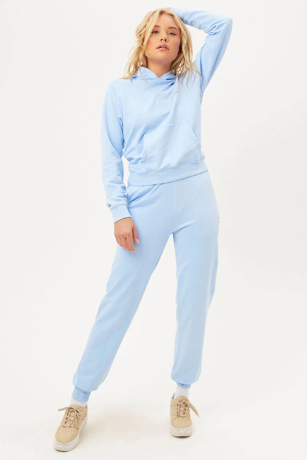 Frank Oversized Sweatpants - Chambray - Image 2