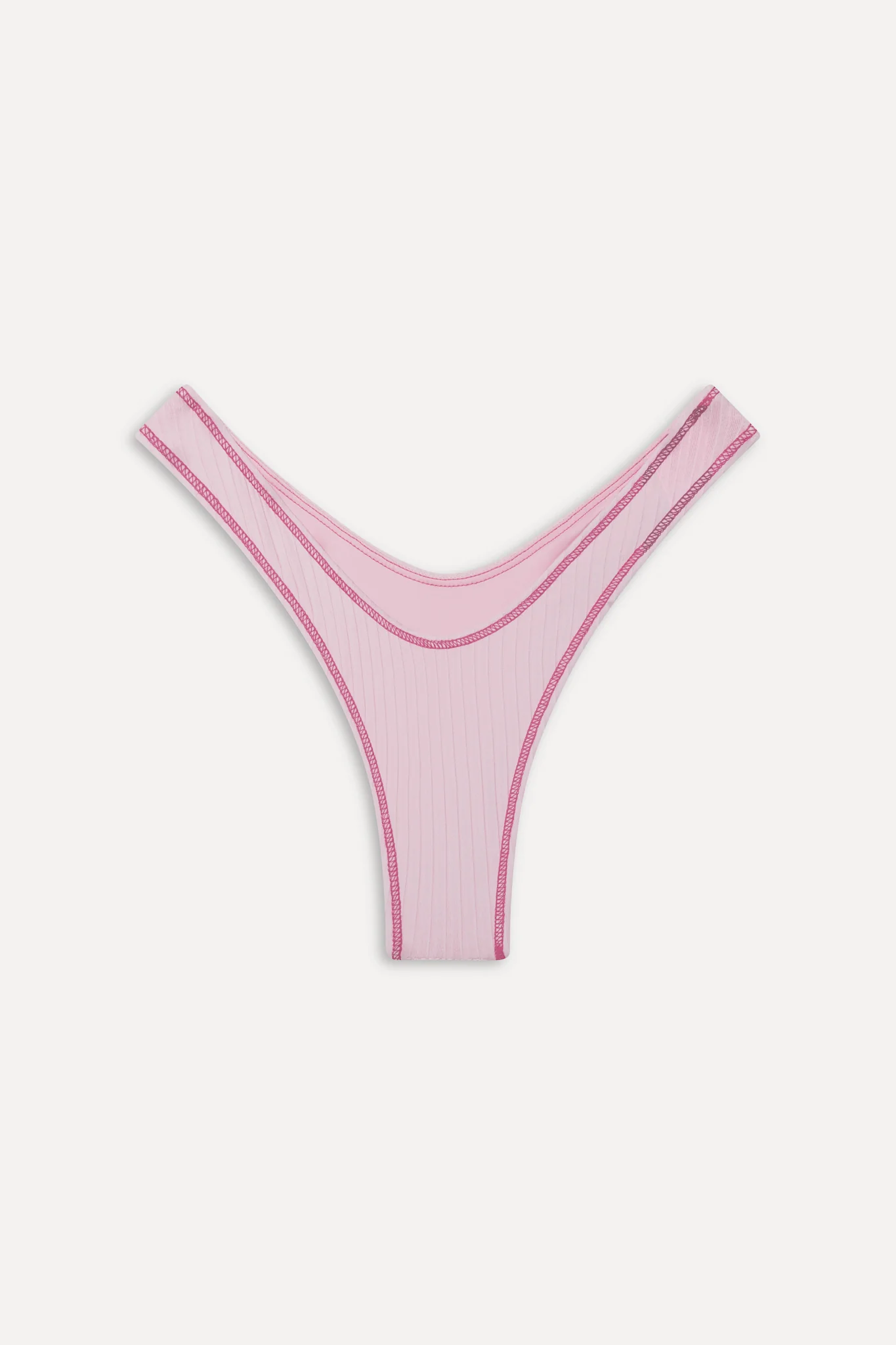Full Moon Micro Bikini Bottom - Strawberries & Cream - Image 3