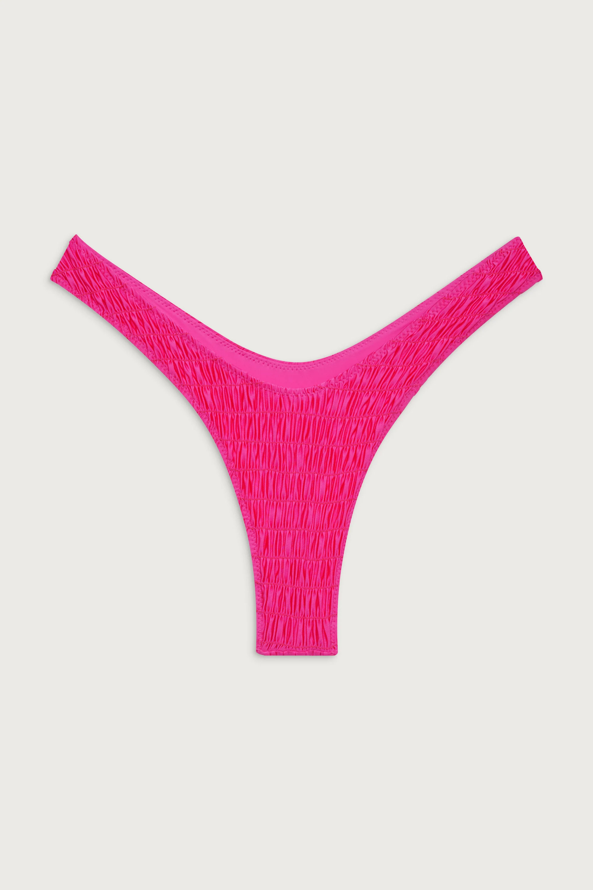 Full Moon Micro Shine Bikini Bottom - Candy Pink - Image 3