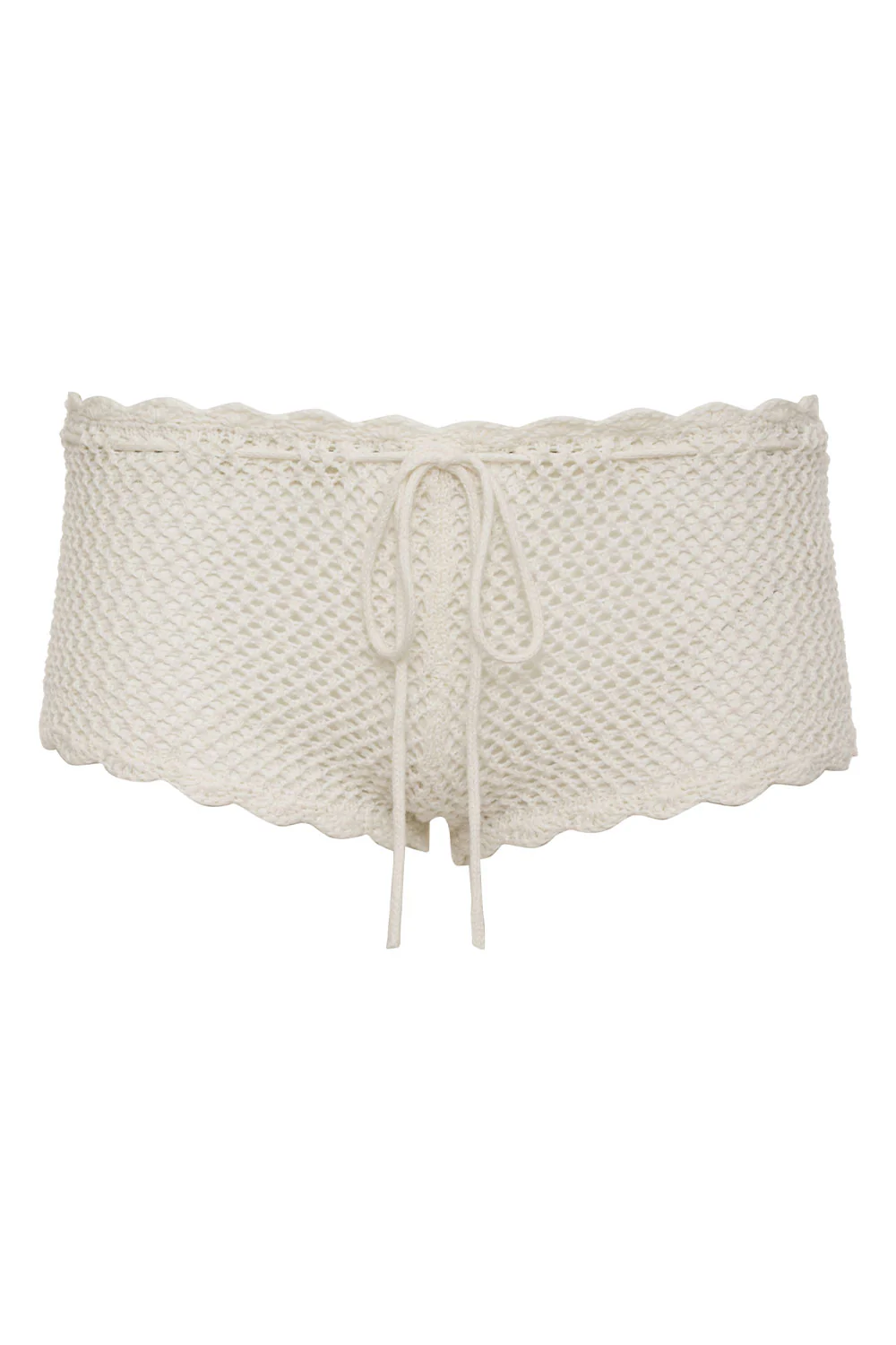 Genevieve Crochet Mini Short - White - Image 7