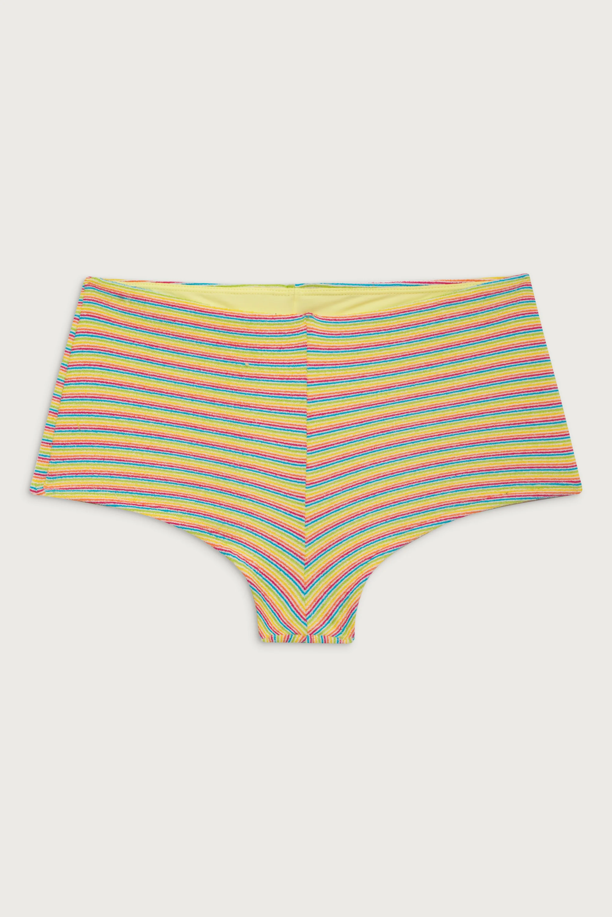 Genevieve Terry Boy Short Bikini Bottom - Lovers Stripe - Image 2