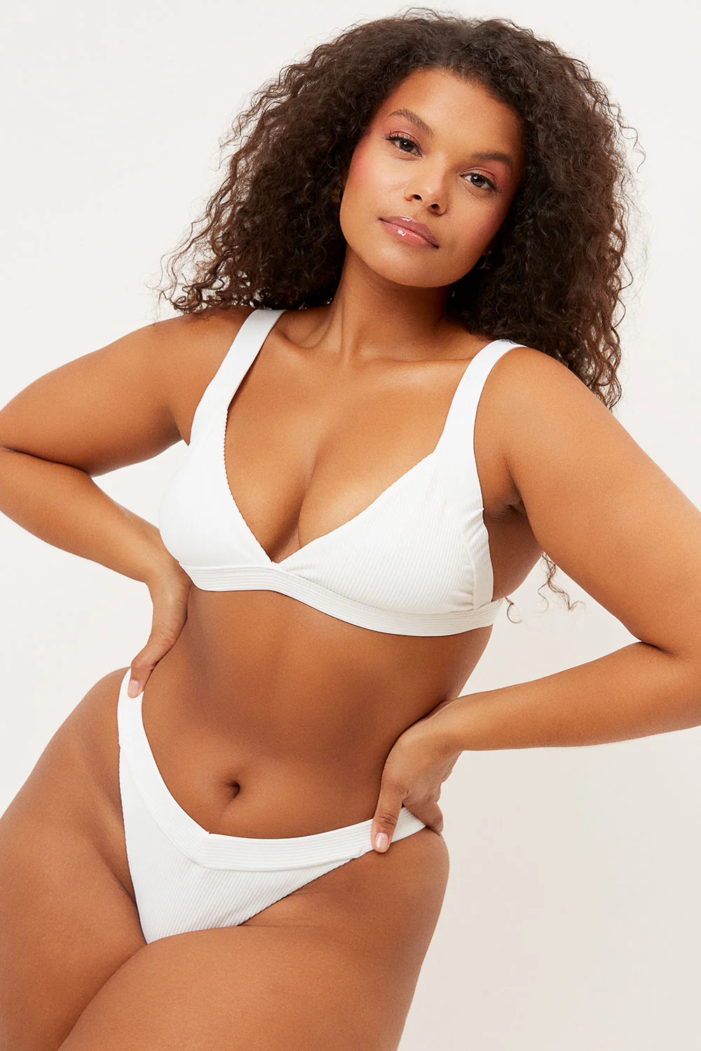 Georgia Bralette Bikini Top - White - Image 2