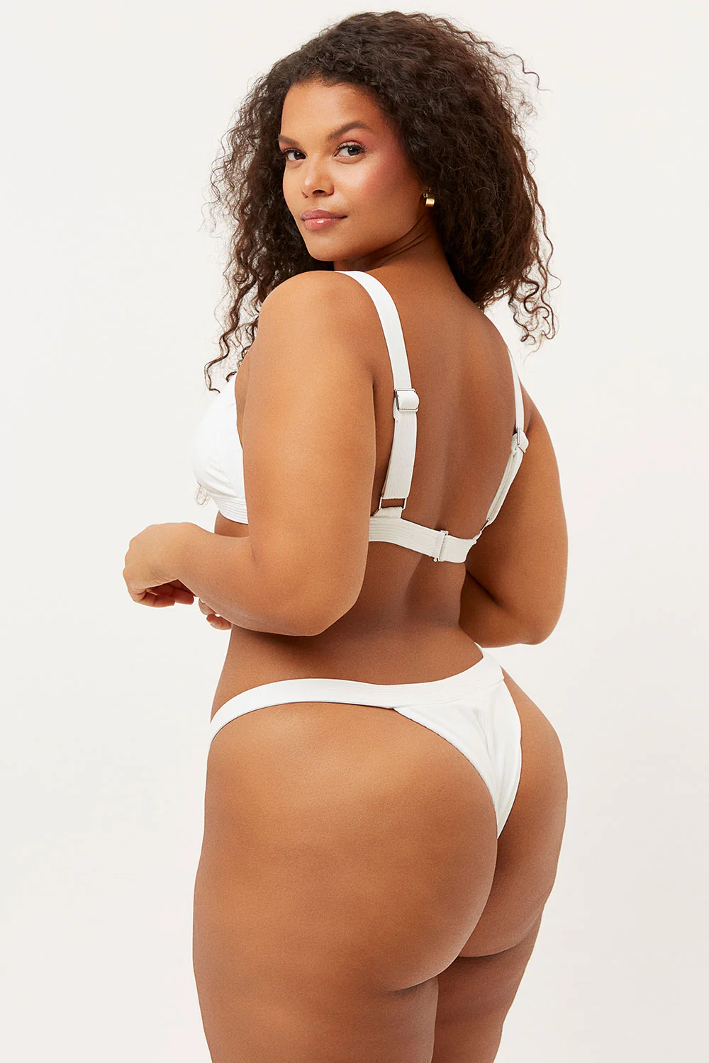 Georgia Bralette Bikini Top - White - Image 3