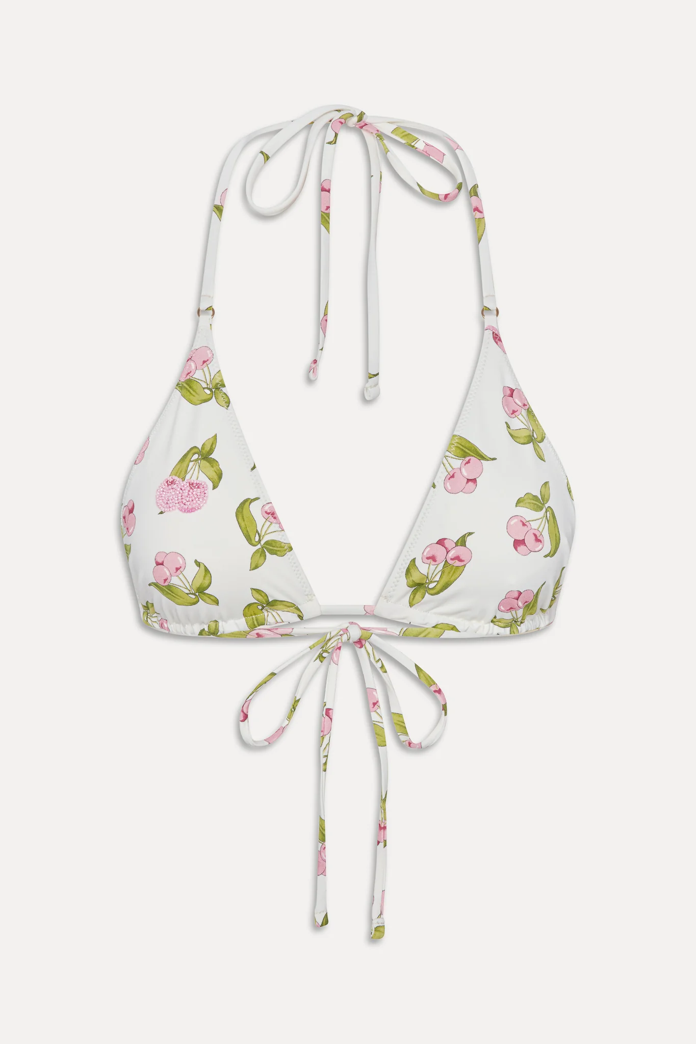 Grace Beaded Triangle Bikini Top - Cherry Picked - Image 3