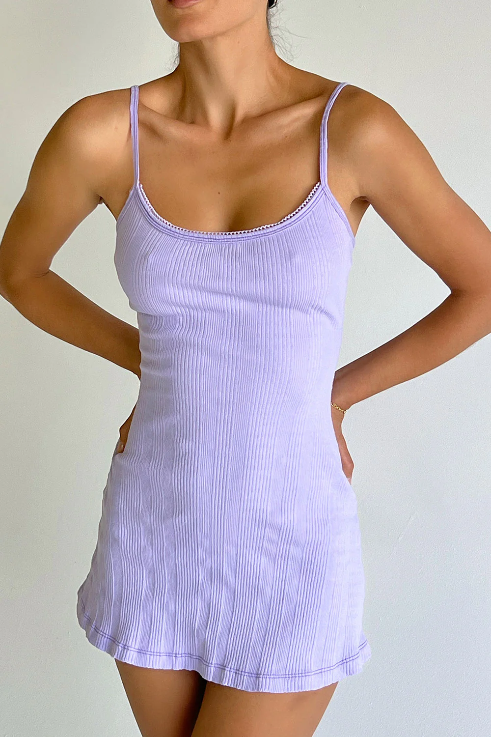 Gwyneth Lounge Mini Dress - Violetta - Image 5