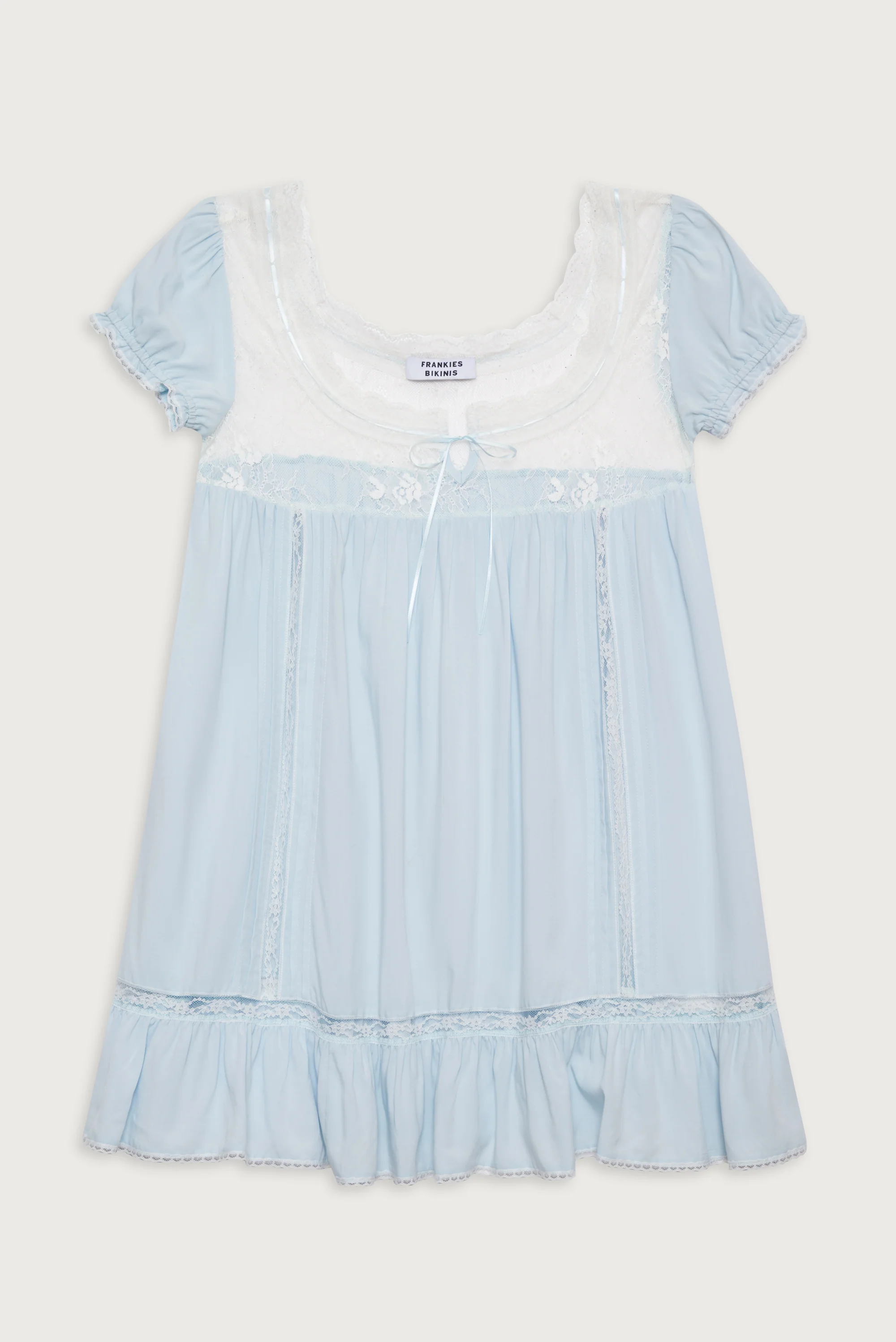 Harmony Mini Dress - Blue Porcelain - Image 3