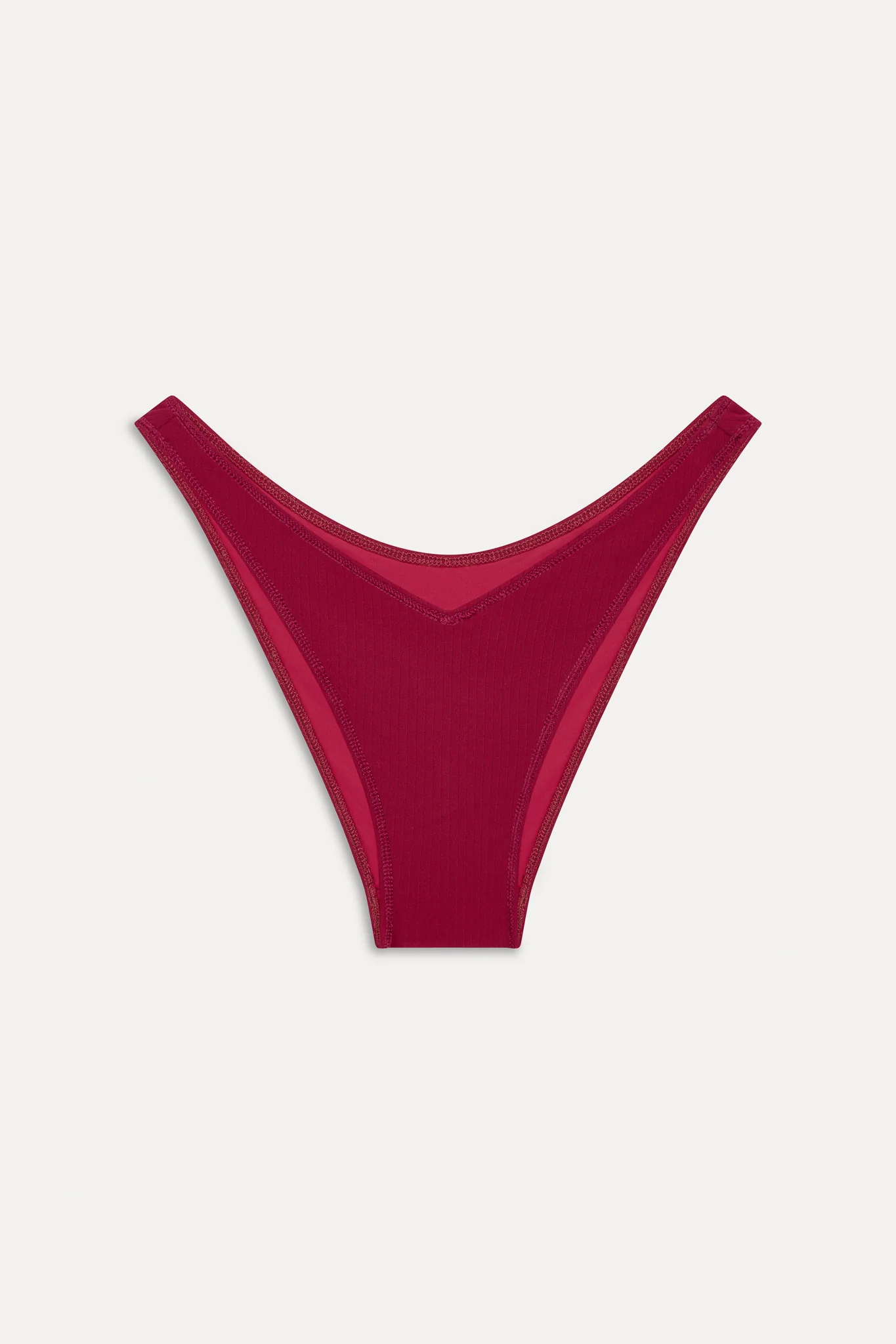 Harper Cheeky Bikini Bottom - Vino - Image 3