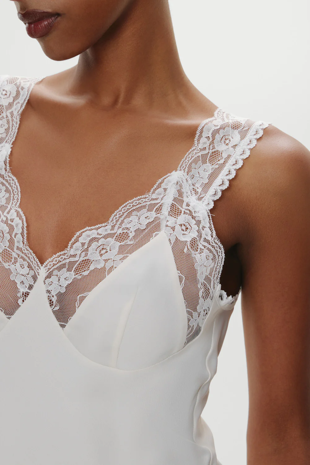 Harper Satin Lace Top - Heaven - Image 4