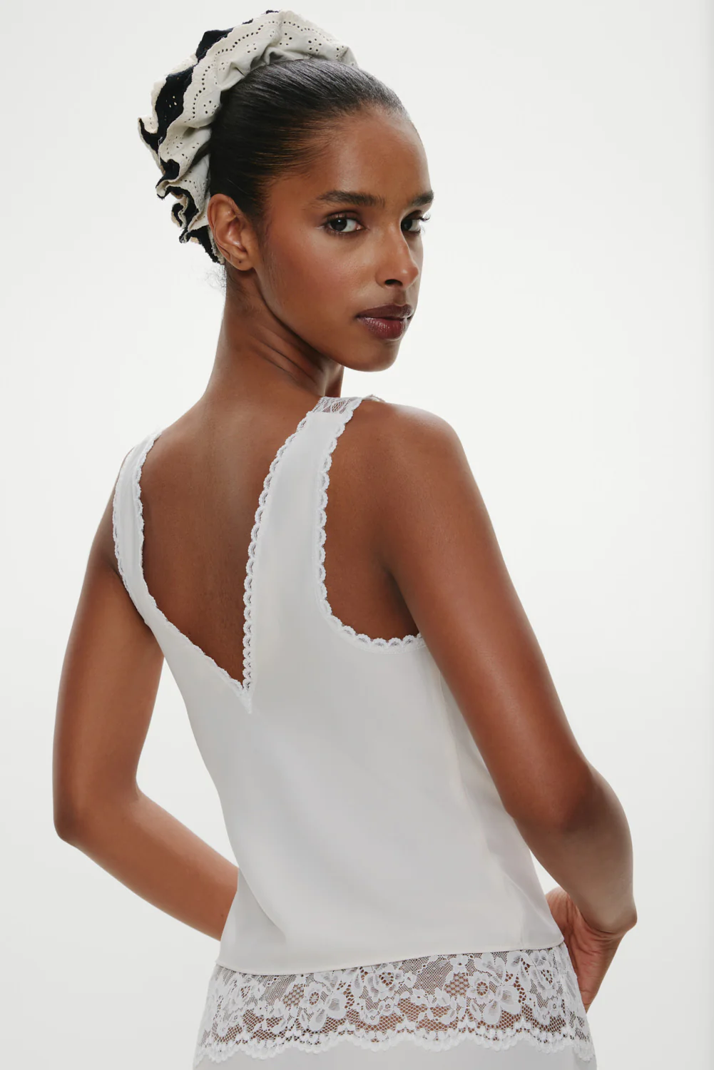 Harper Satin Lace Top - Heaven - Image 5
