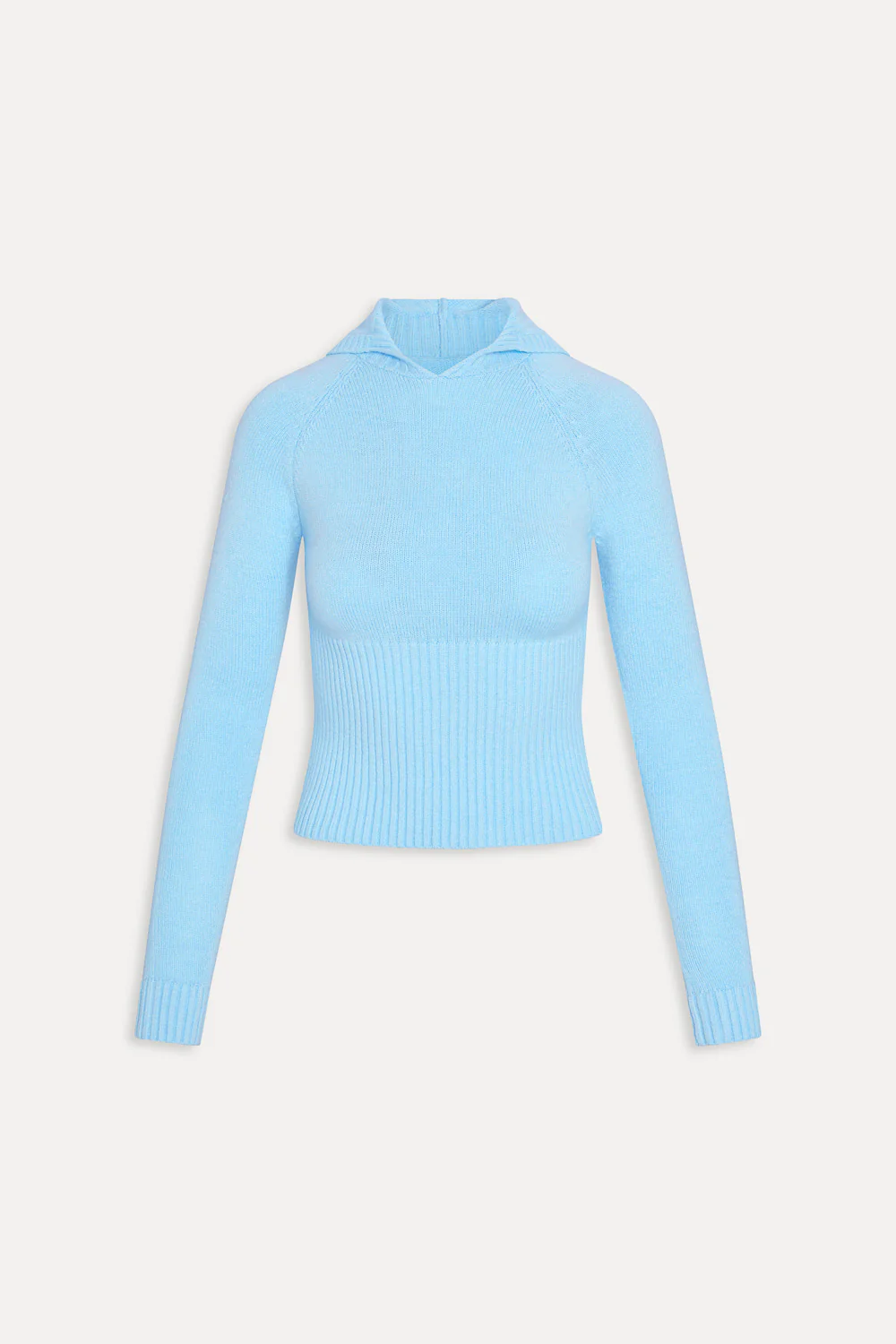 Hazel Knit Hoodie - Bubble Bath - Image 3